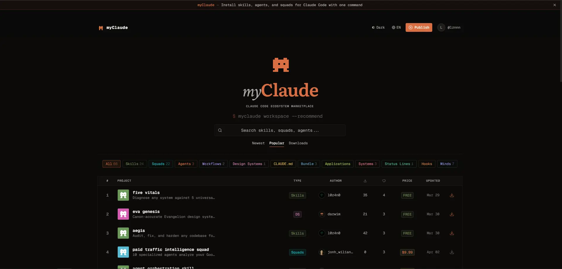 Screenshot 1 of myClaude