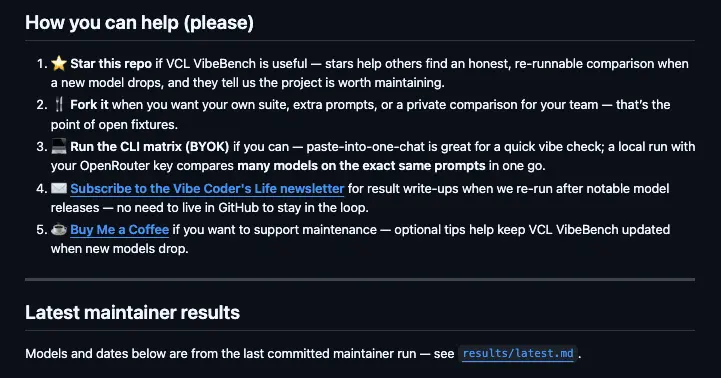 Screenshot 5 of VCL VibeBench