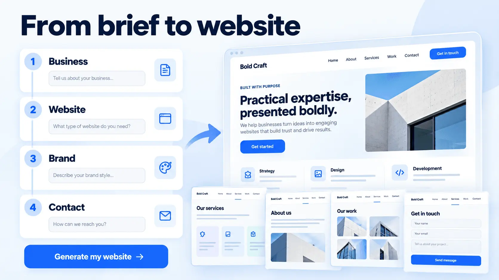 Screenshot 8 of Marketing Specialists AI Website Builder