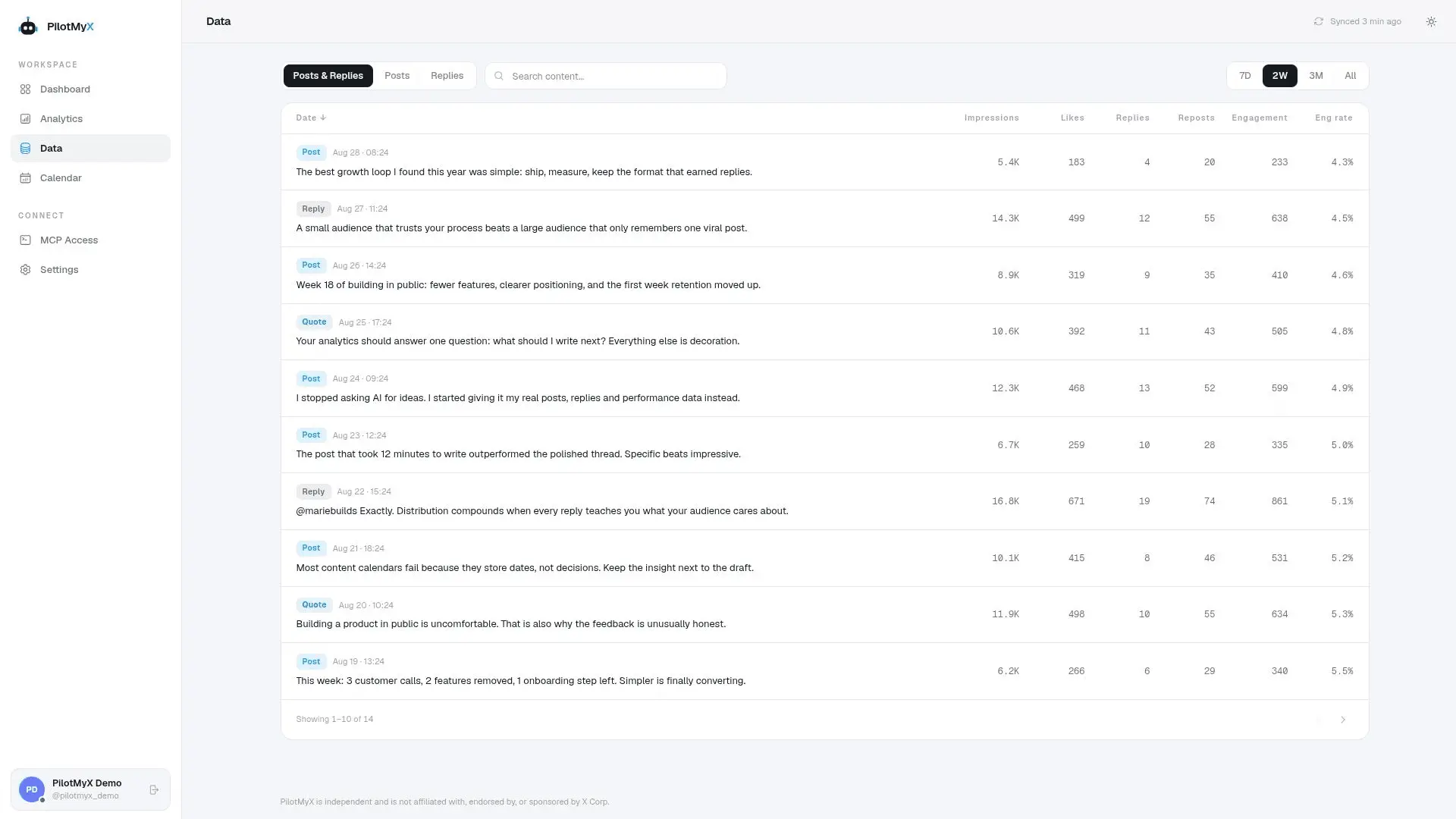 Screenshot 3 of PilotMyX