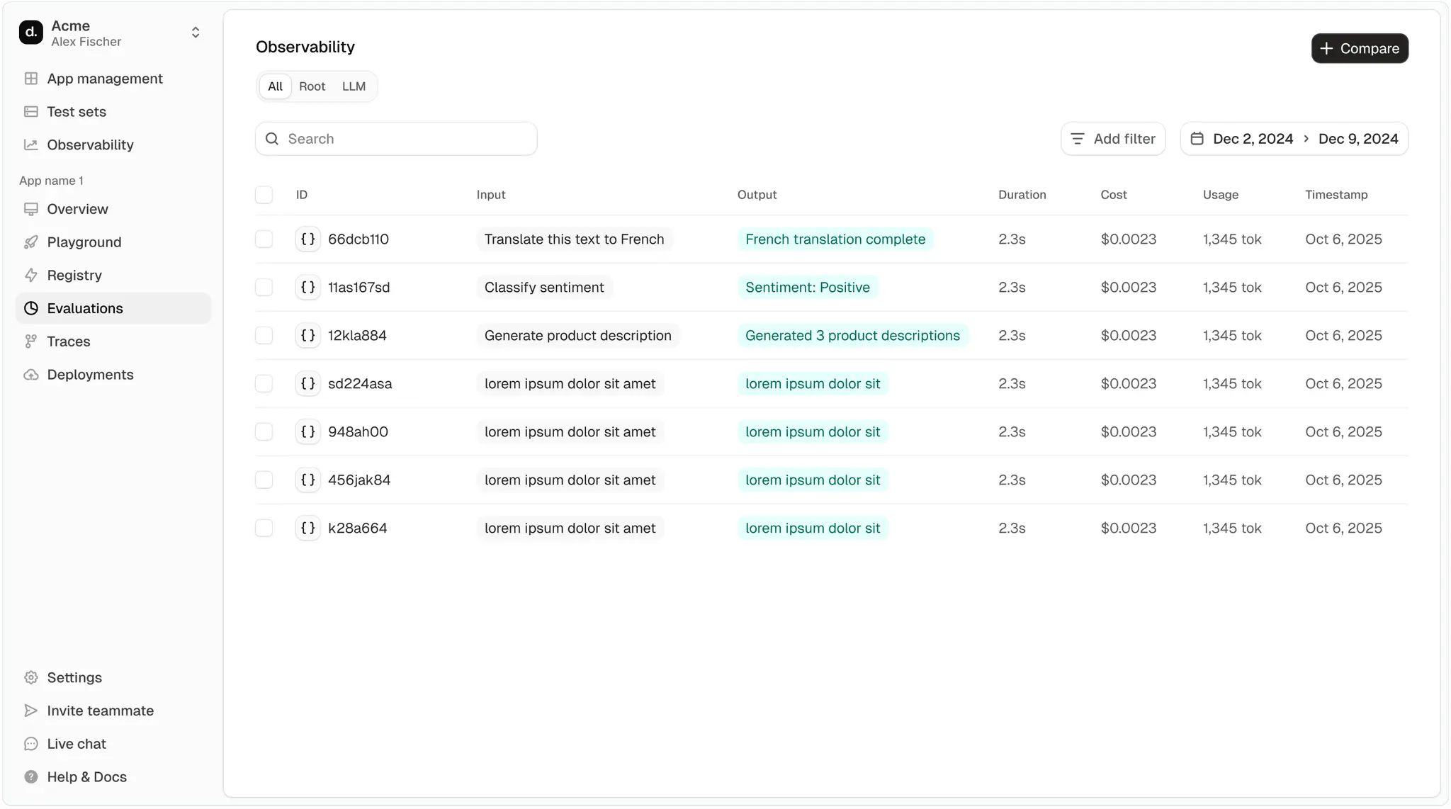 Screenshot 1 of Agenta
