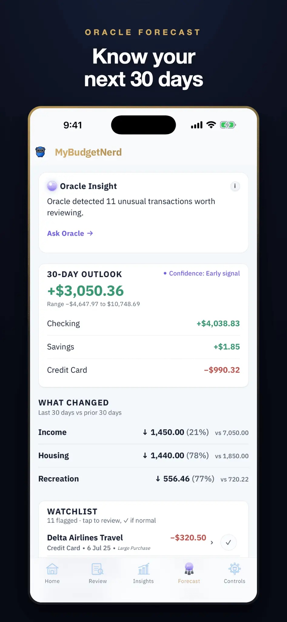 Screenshot 3 of MyBudgetNerd