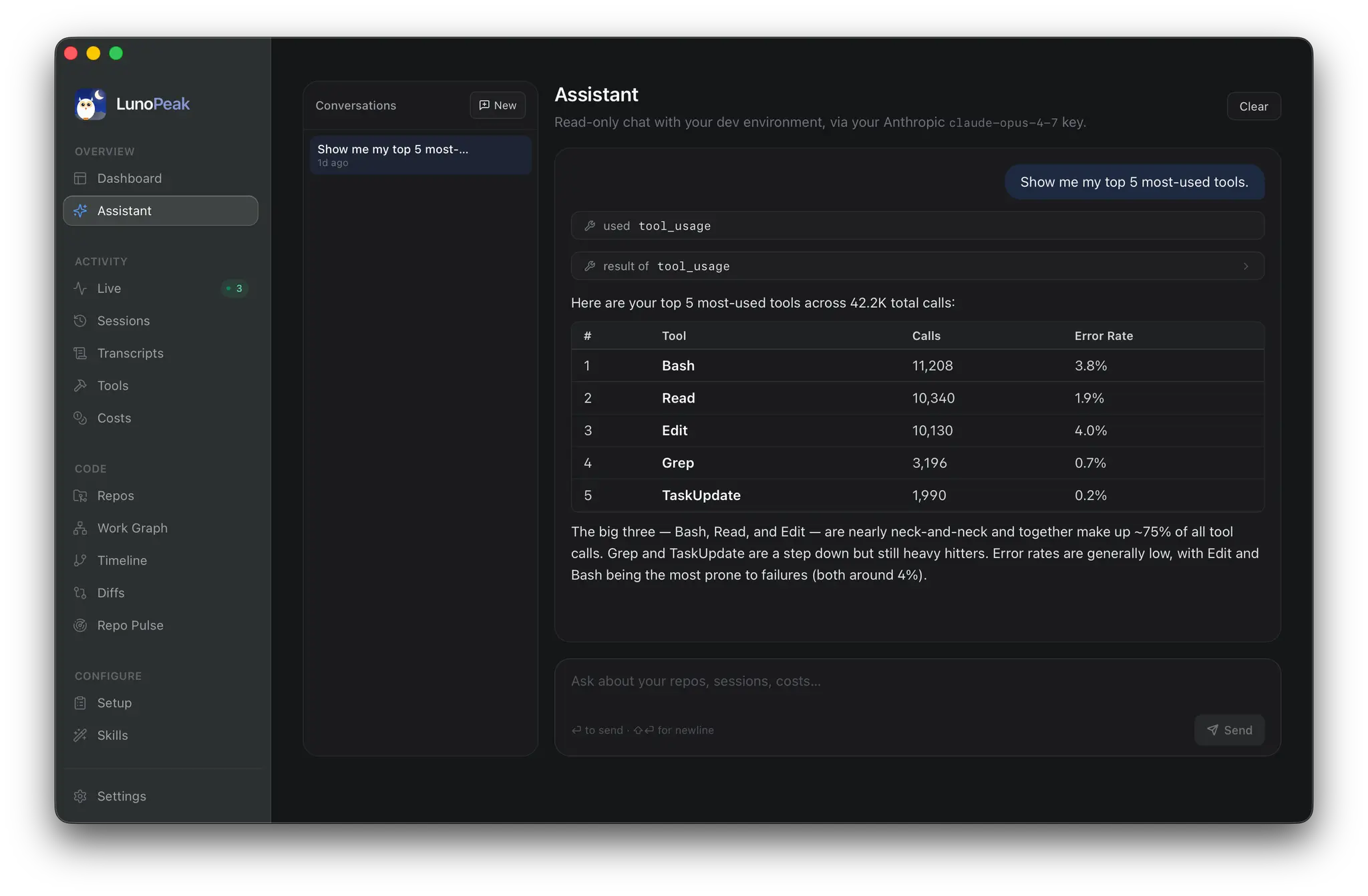 Screenshot 2 of LunoPeak