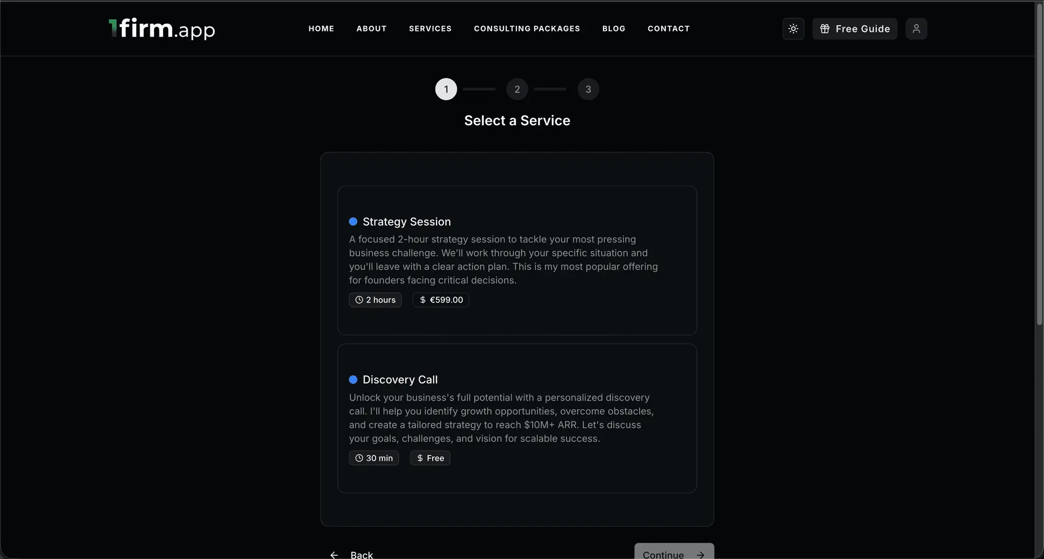 Screenshot 4 of 1firm.app