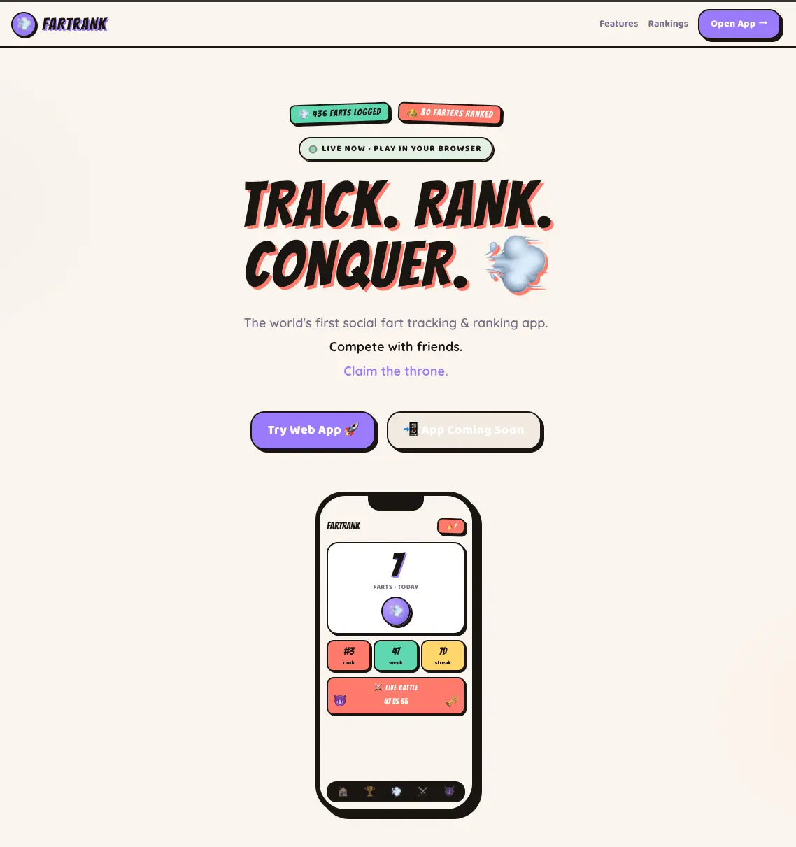 Screenshot 2 of FartRank