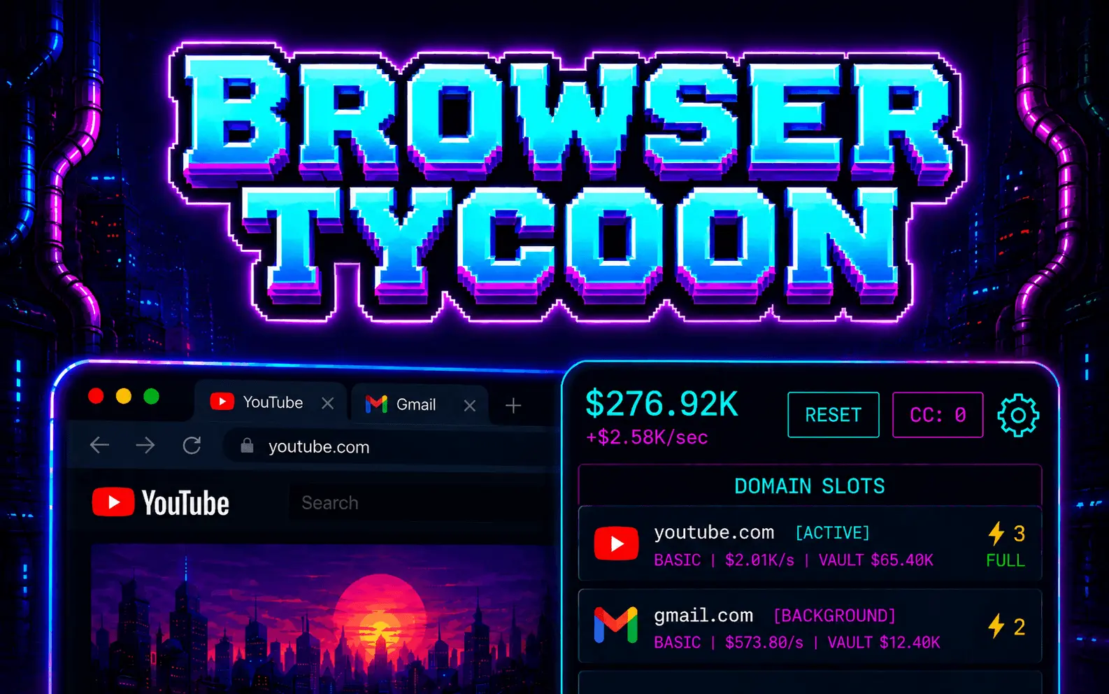 Screenshot 1 of Browser Tycoon