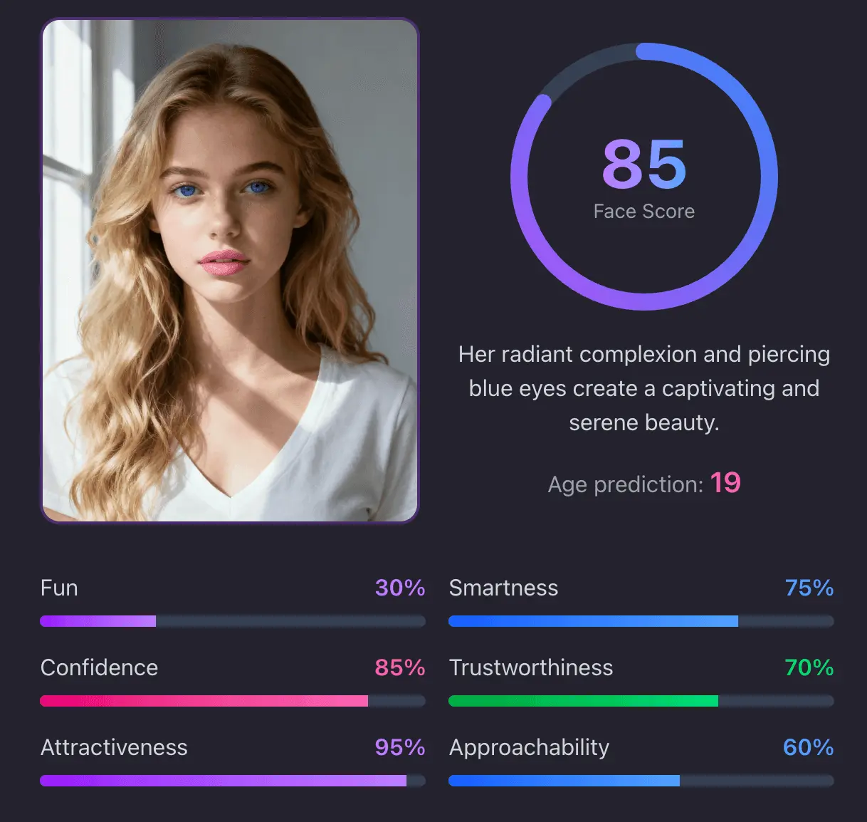 Screenshot 2 of AI Attractiveness Test