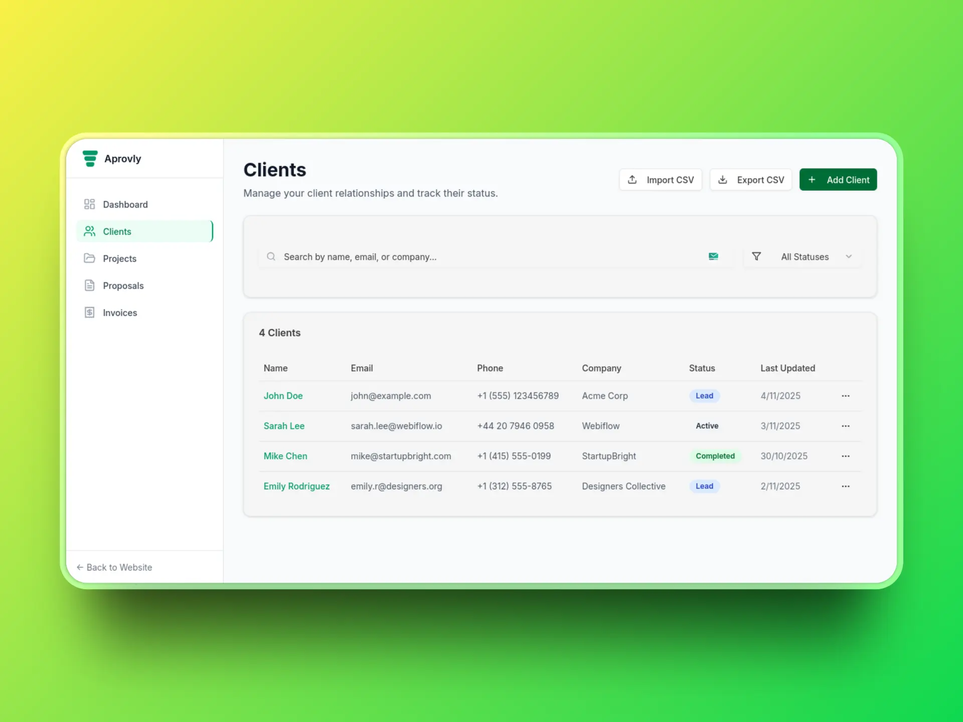 Screenshot 2 of Aprovly