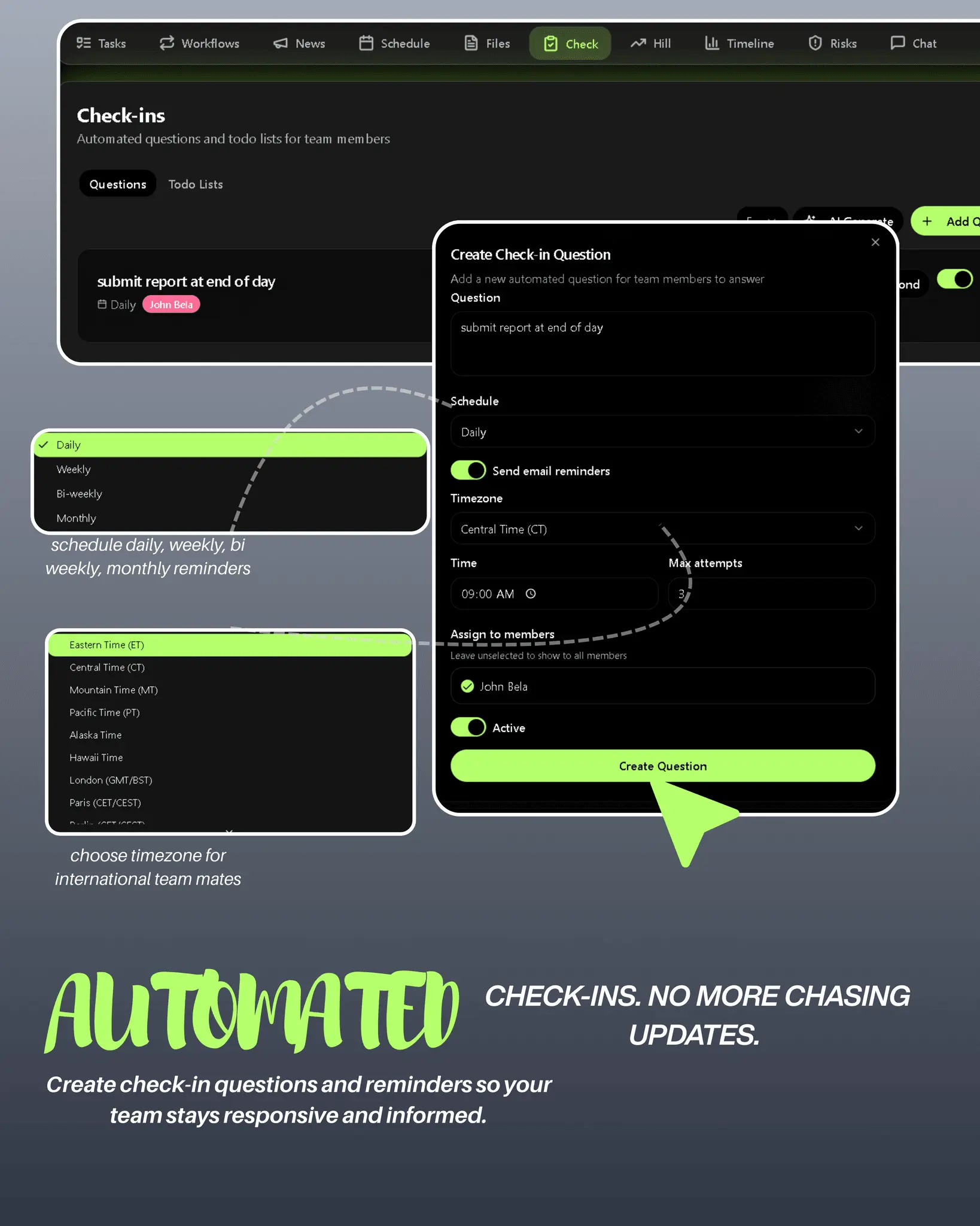 Screenshot 2 of Task Huddle