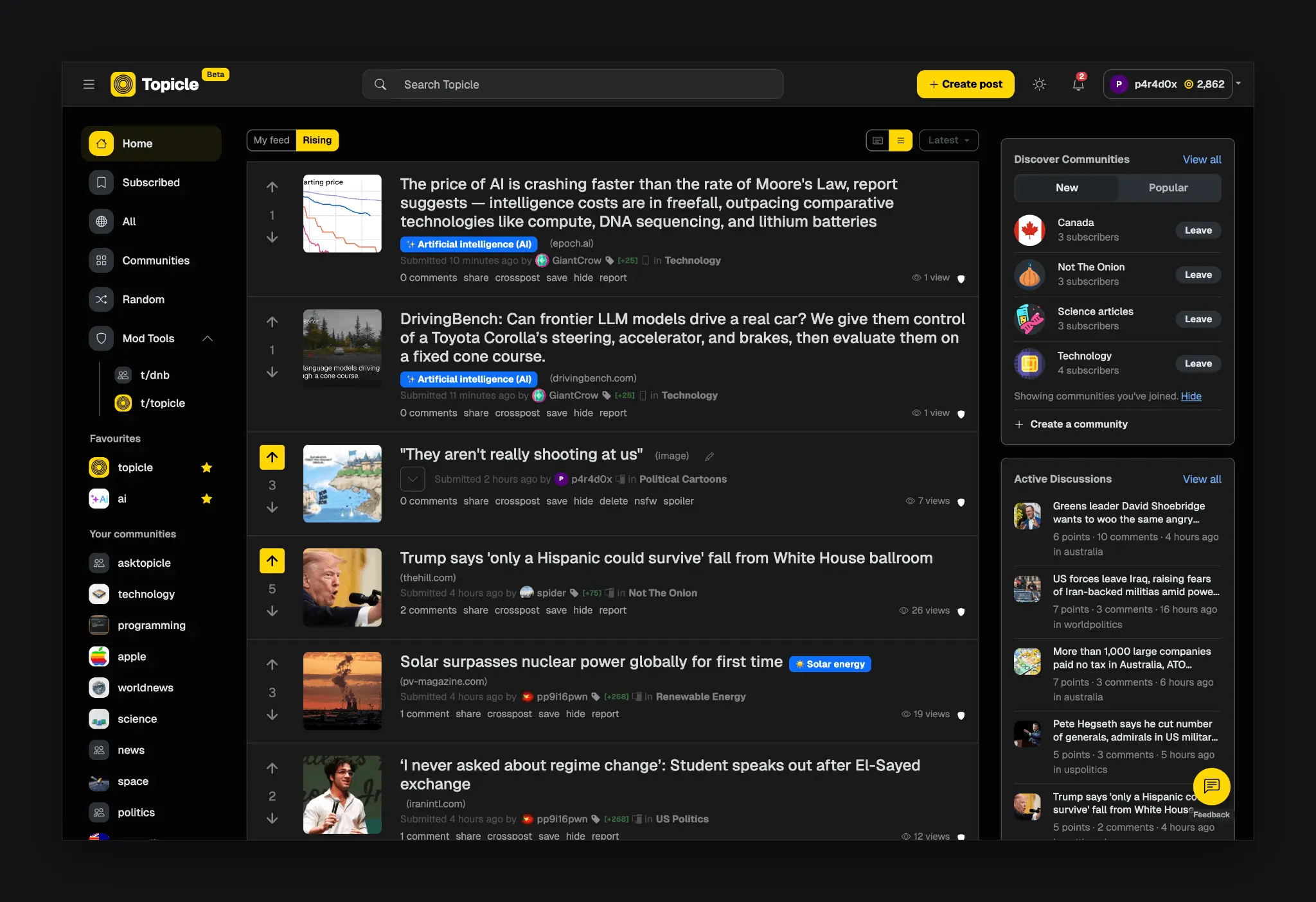 Screenshot 1 of Topicle