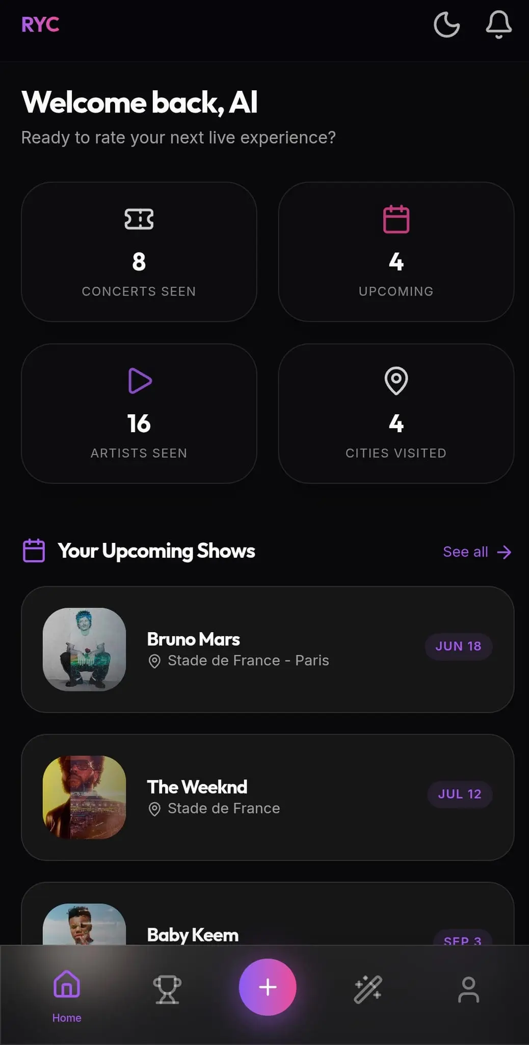 Screenshot 5 of Rate Your Concert