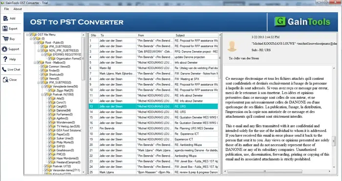 Screenshot 2 of GainTools OST To VCF Converter