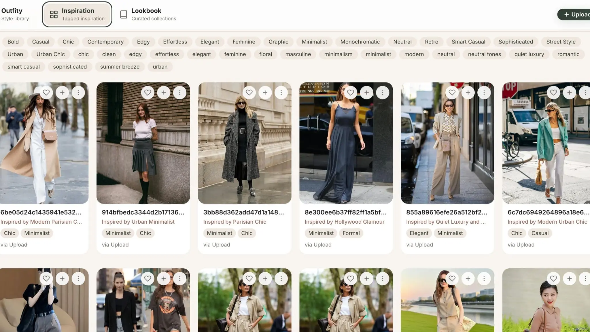 Screenshot 1 of outfity.io