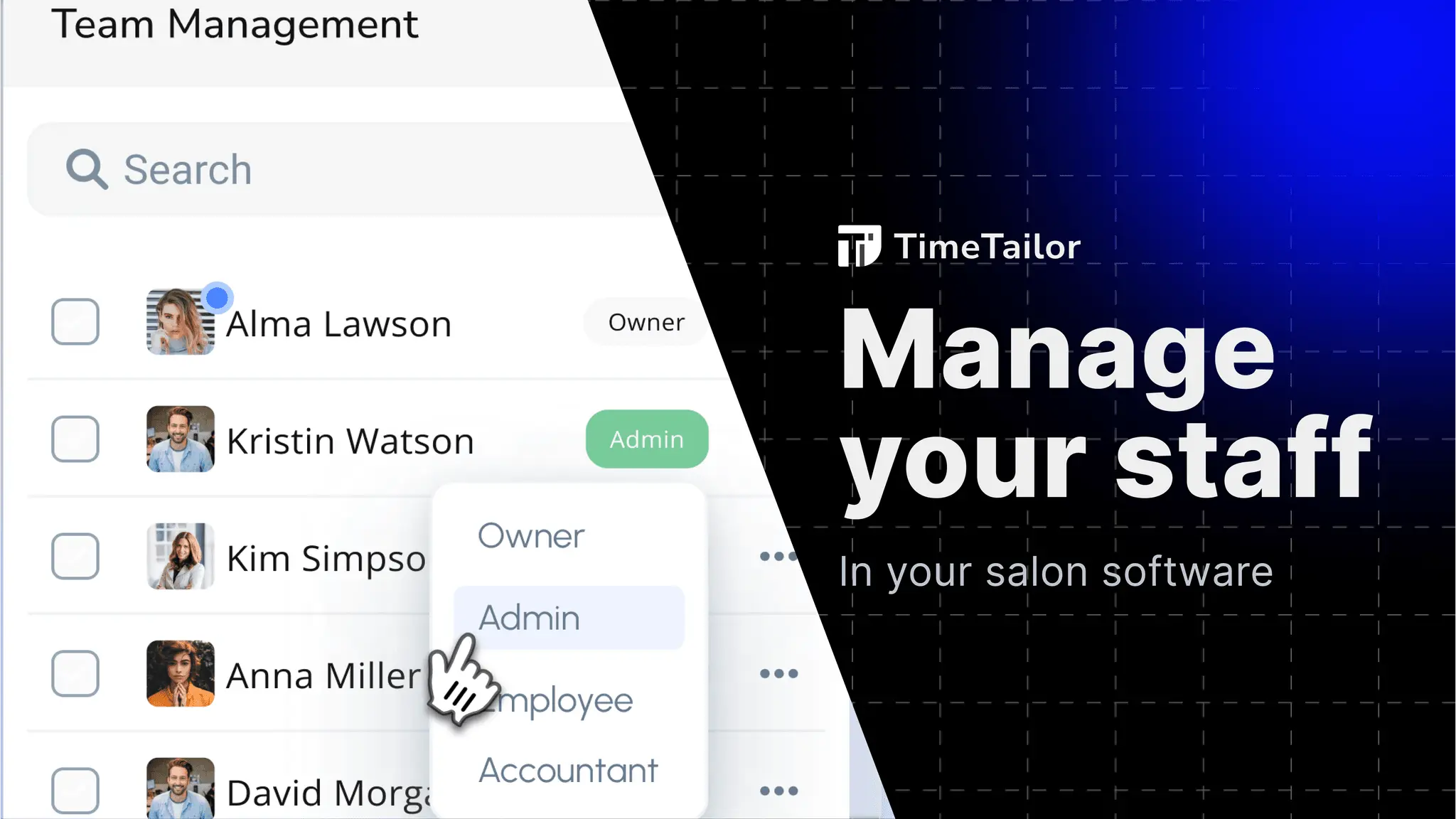 Screenshot 3 of TimeTailor Salon Software