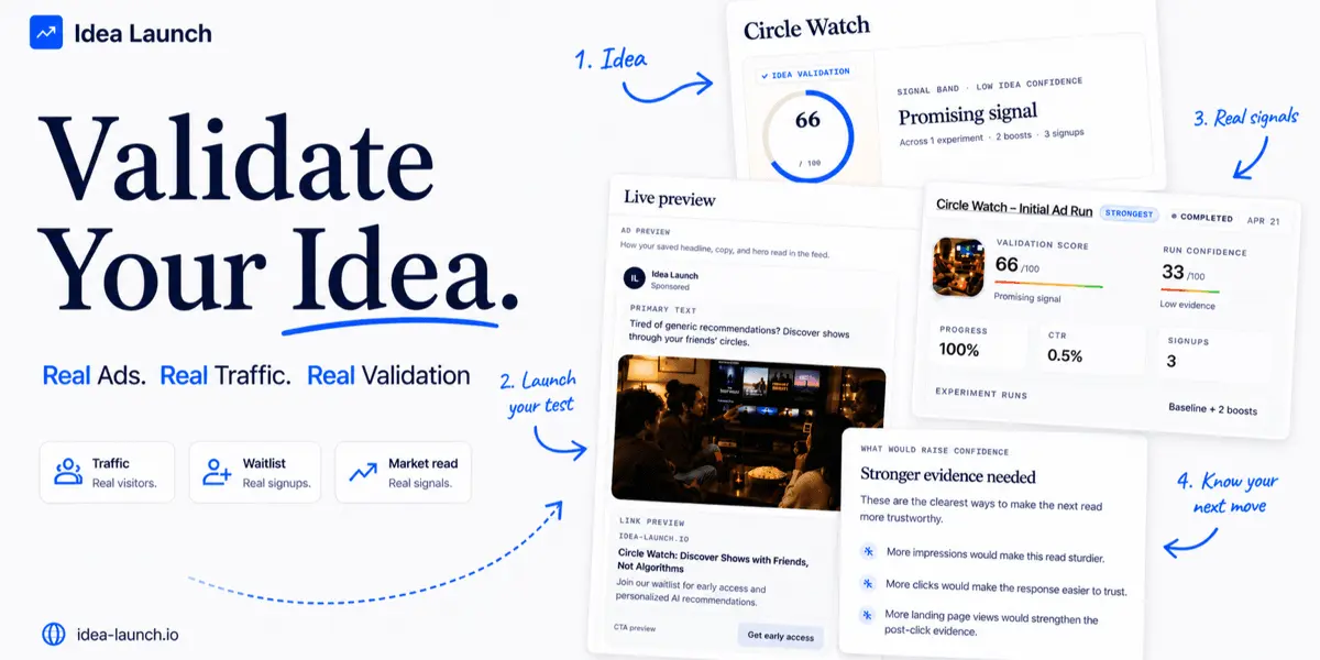 Screenshot 1 of Idea Launch