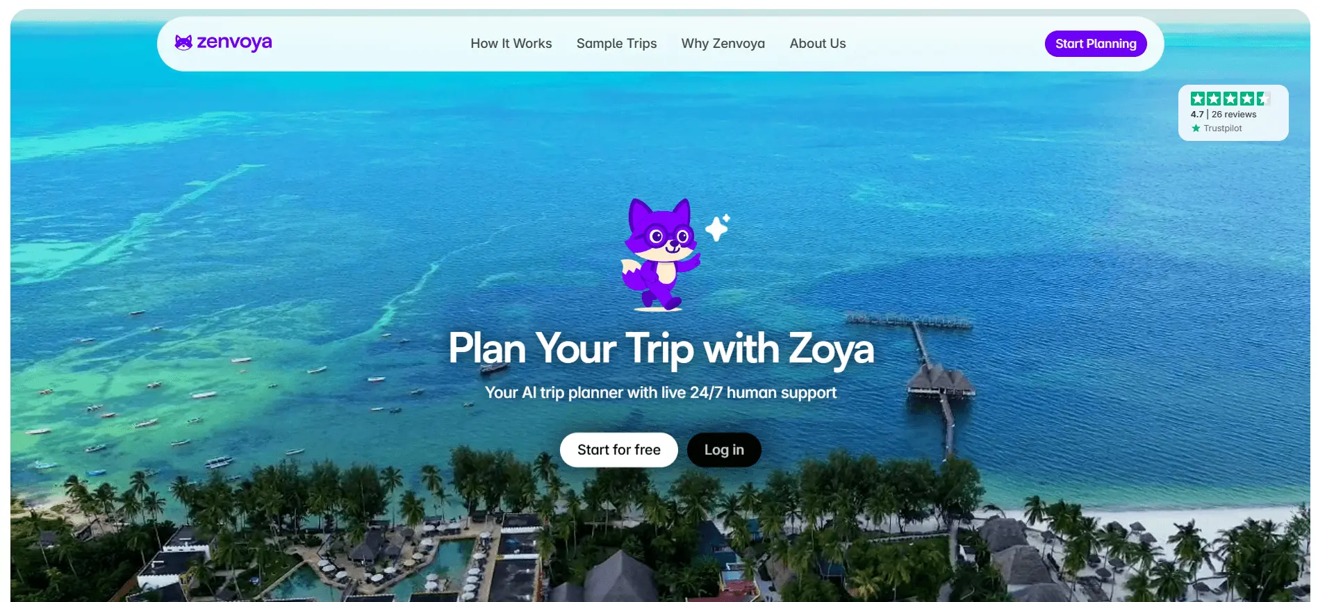 Screenshot 1 of Zenvoya AI