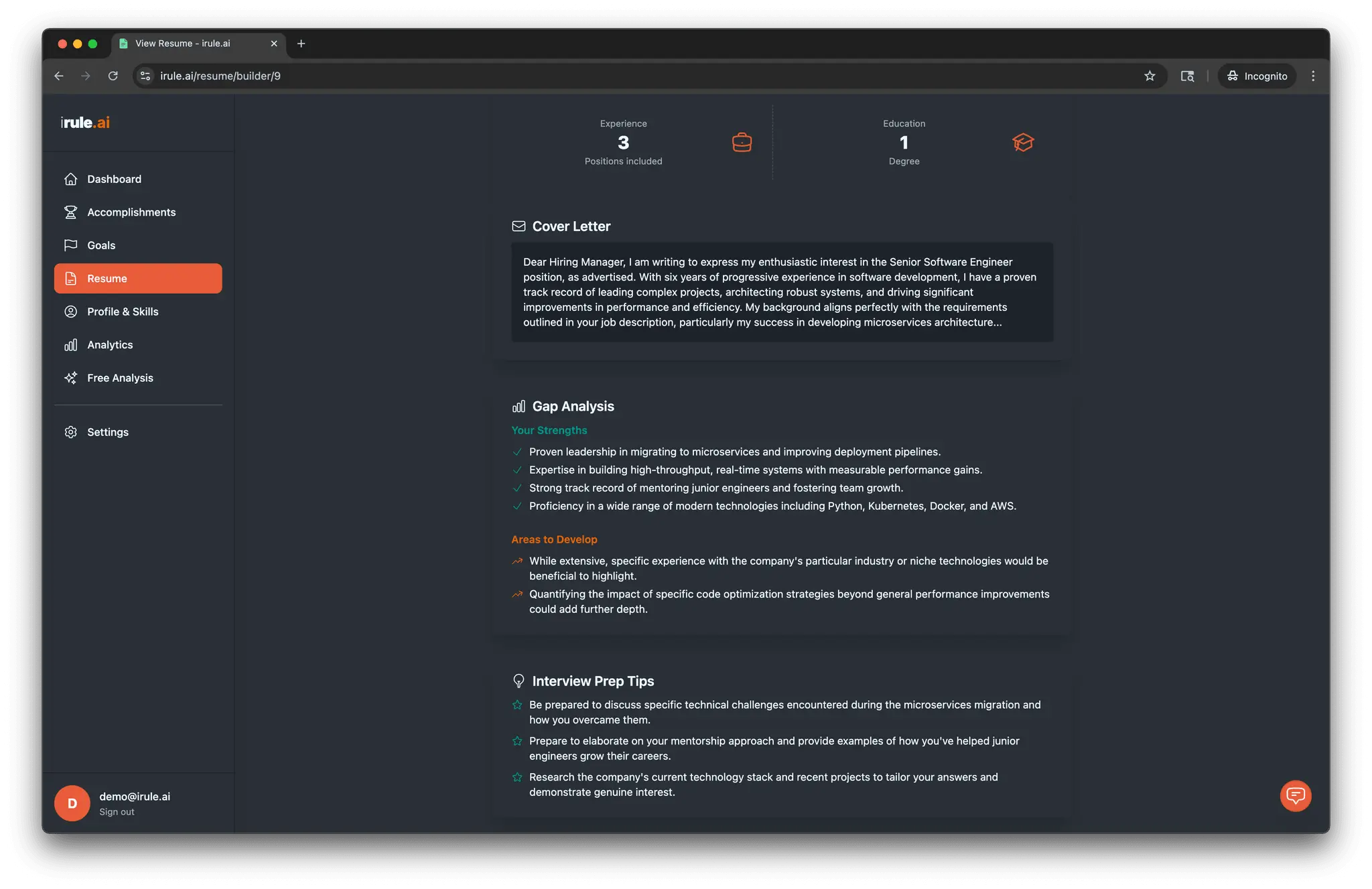 Screenshot 2 of iRule.ai