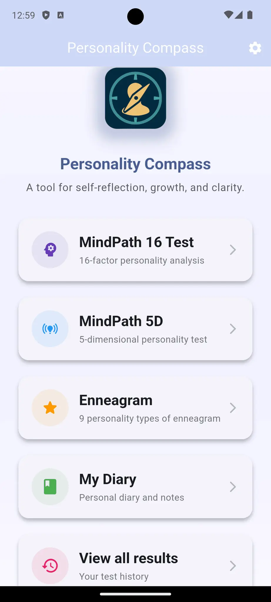 Screenshot 5 of Personality Compass