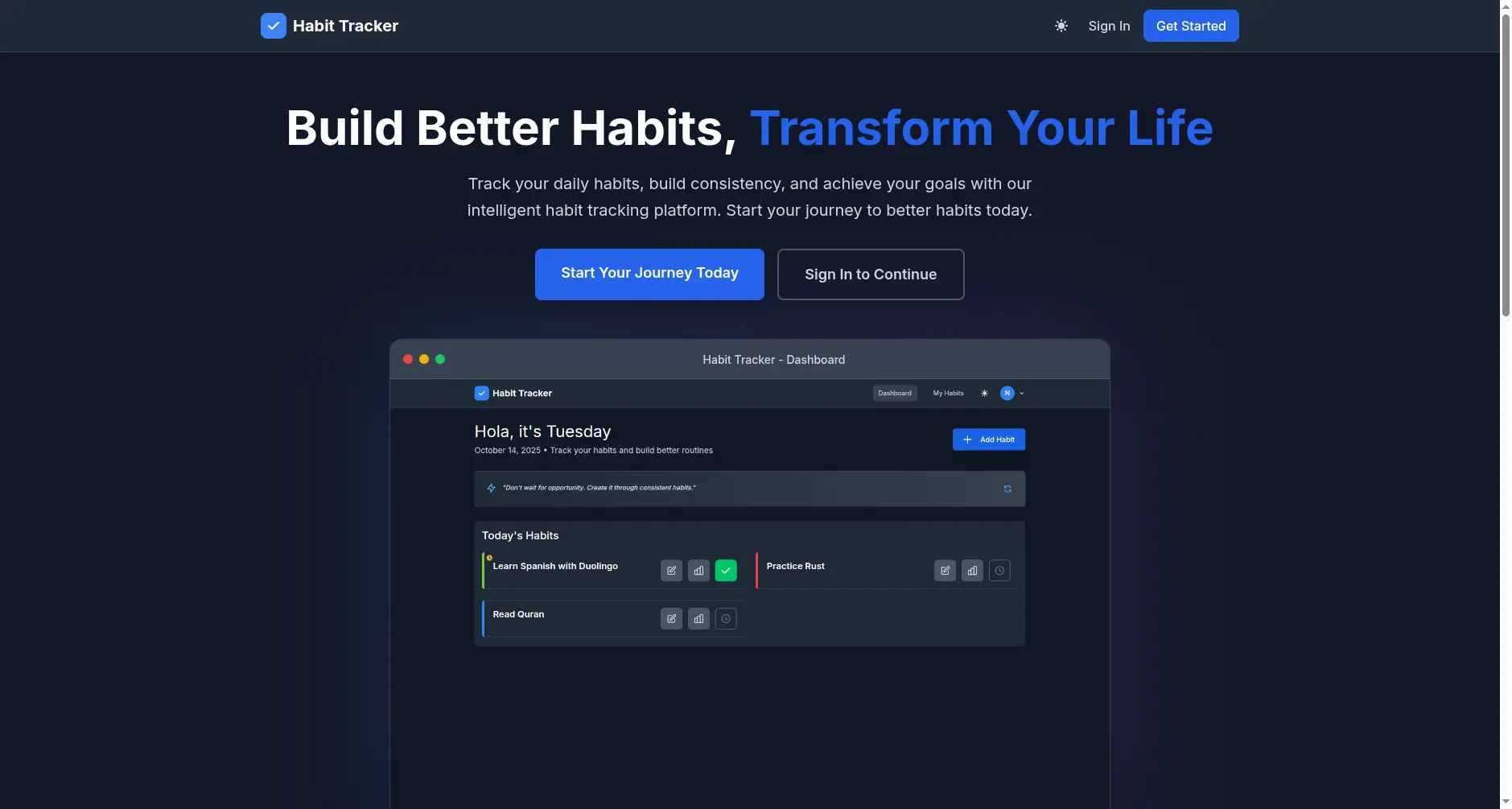 Screenshot 4 of Habit Tracker