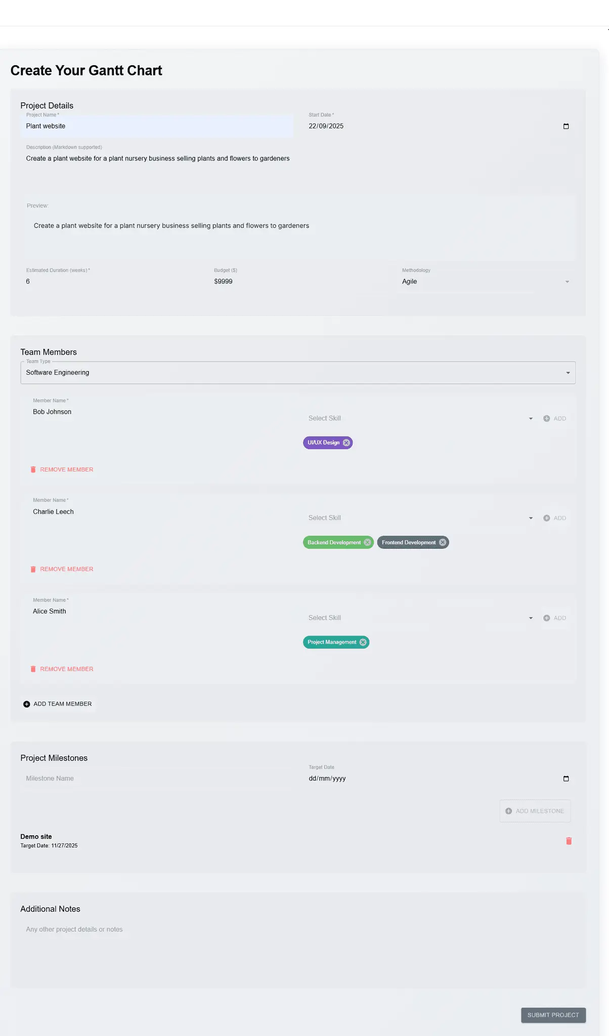 Screenshot 2 of Stop Wasting Hours on Gantt Charts | AI