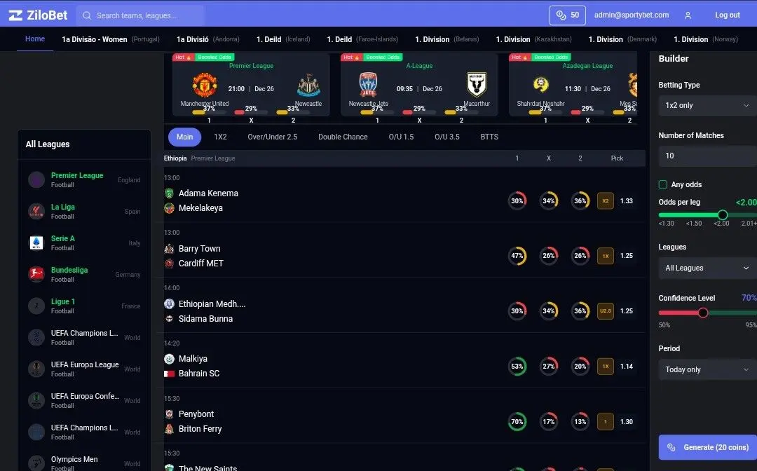 Screenshot 1 of ZiloBet