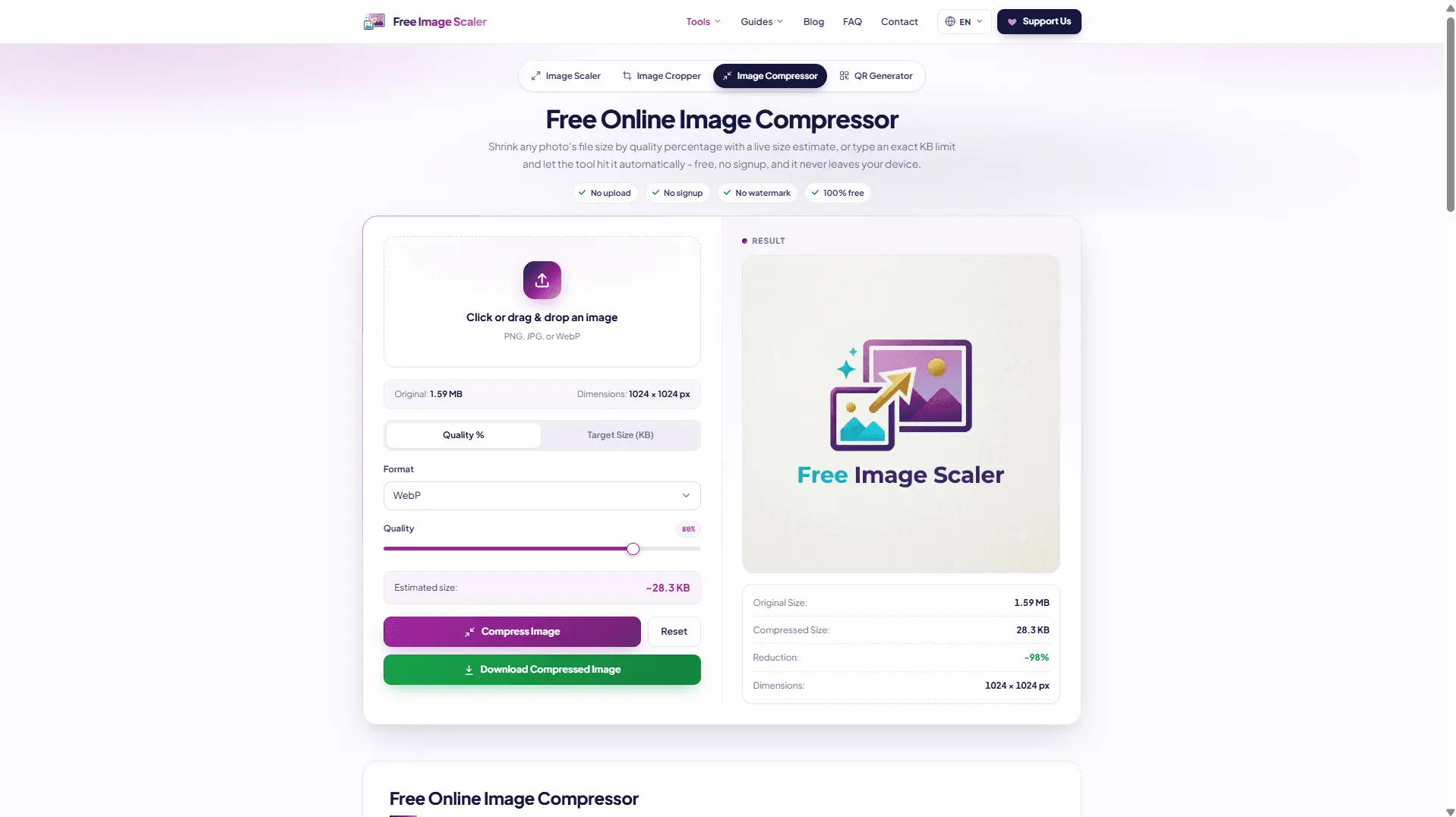Screenshot 5 of Free Image Scaler