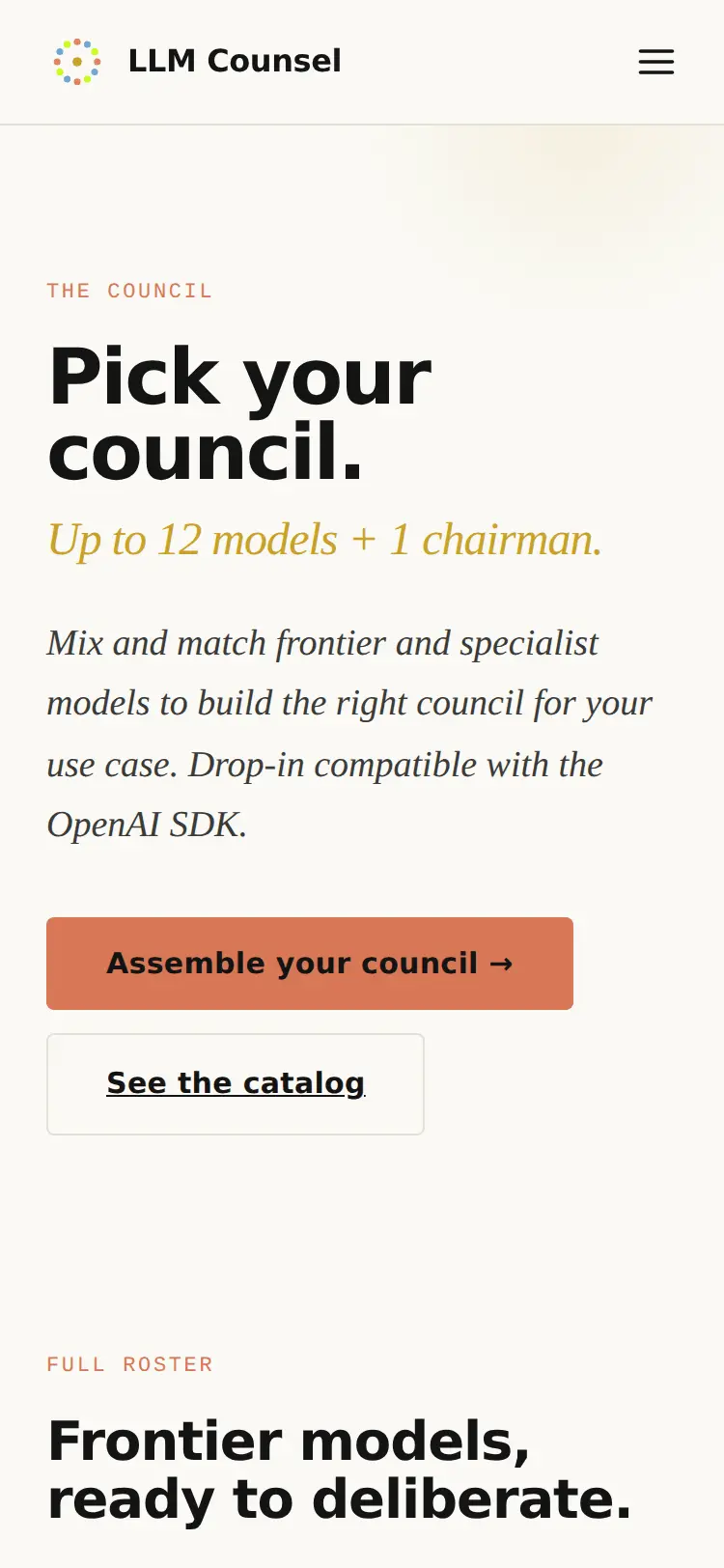Screenshot 3 of LLM Counsel