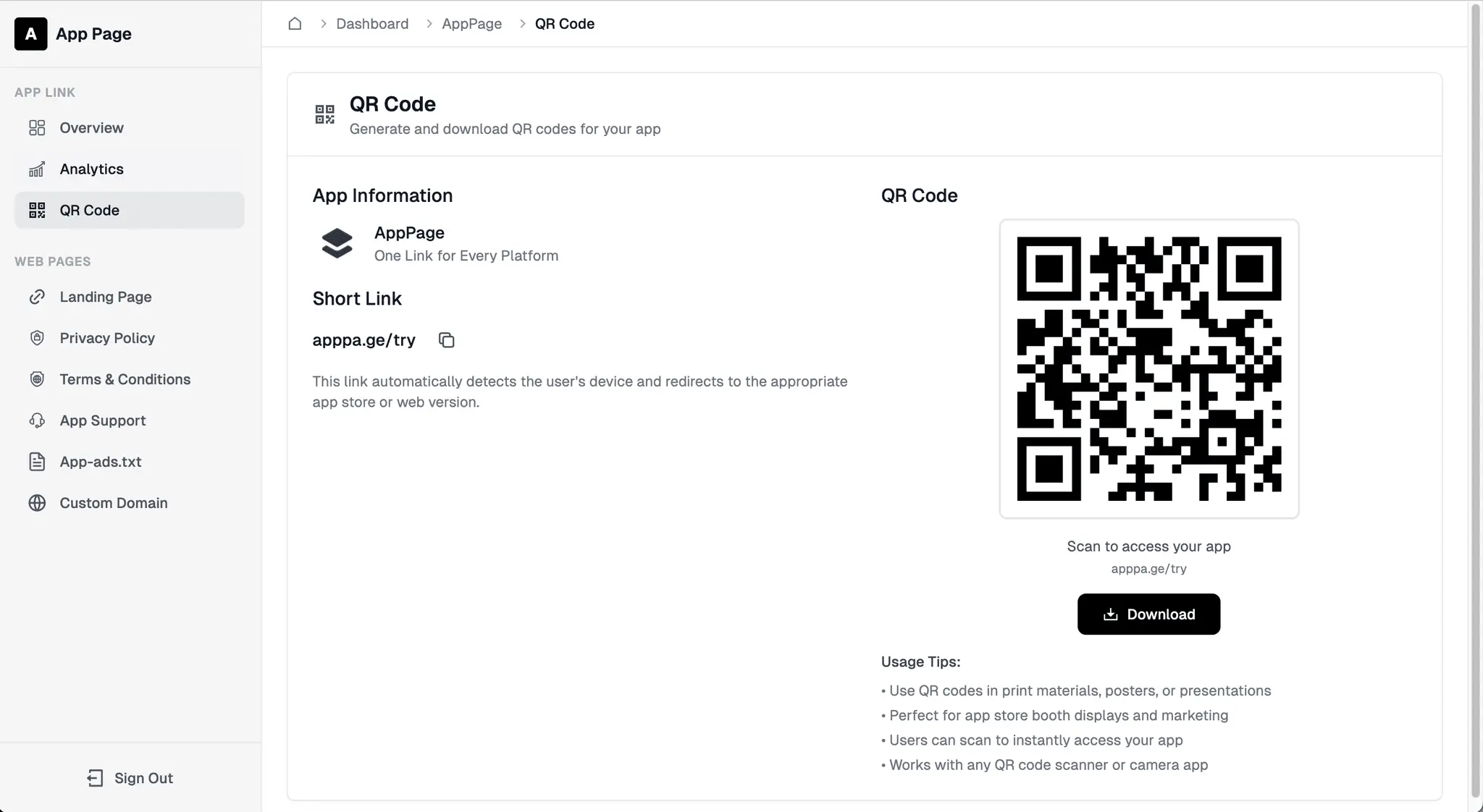 Screenshot 3 of AppPage
