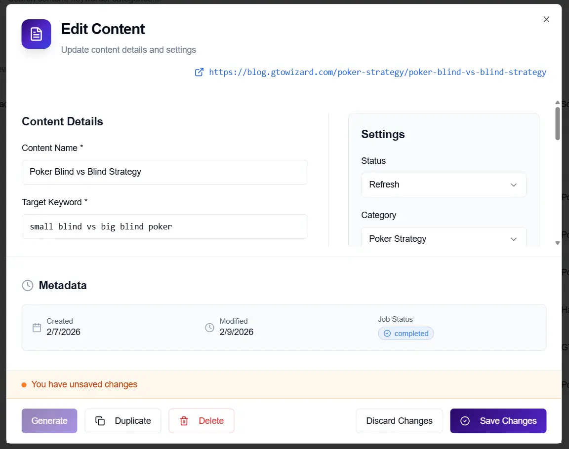 Screenshot 2 of AI SEO Engine