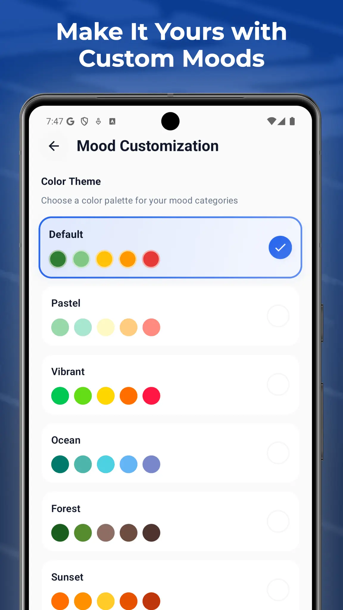 Screenshot 1 of MoodJot