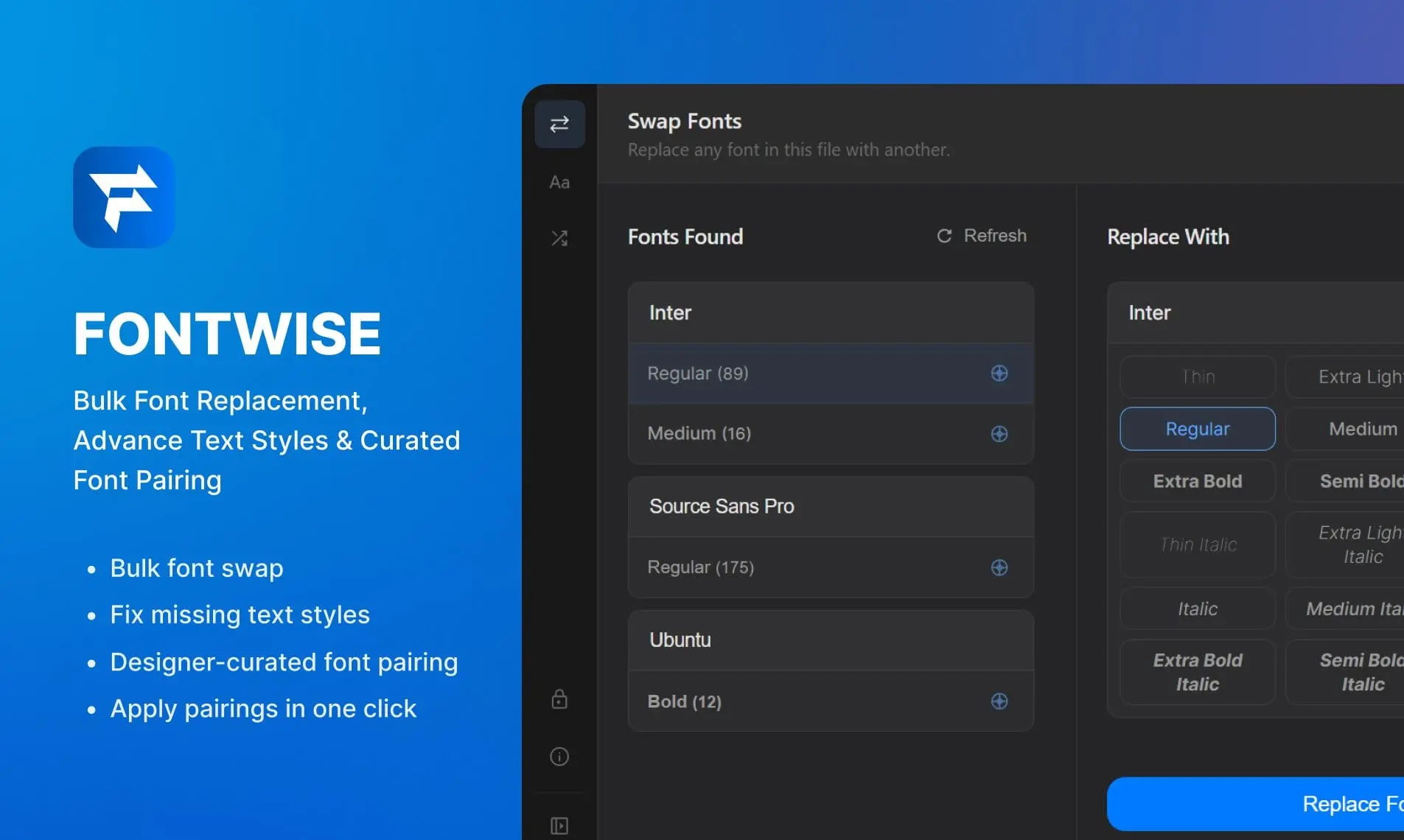 Screenshot 1 of Fontwise