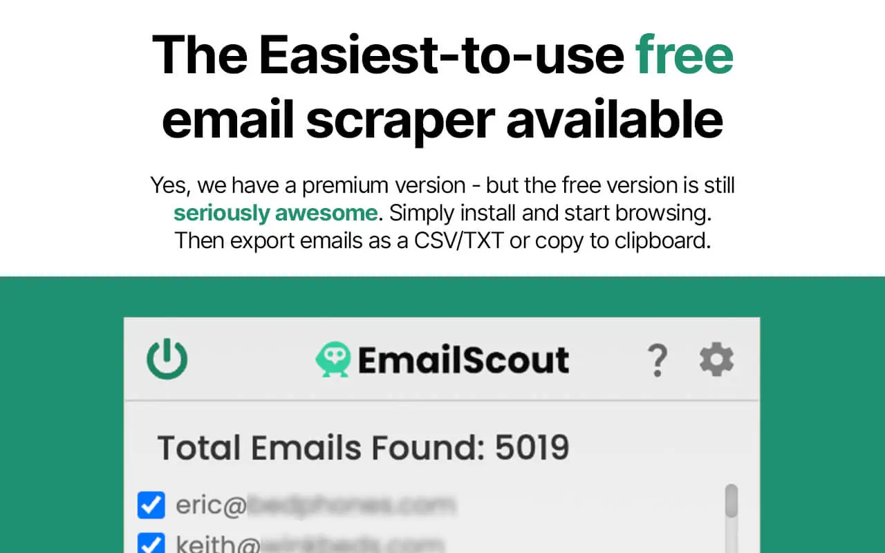 Screenshot 3 of EmailScout.io