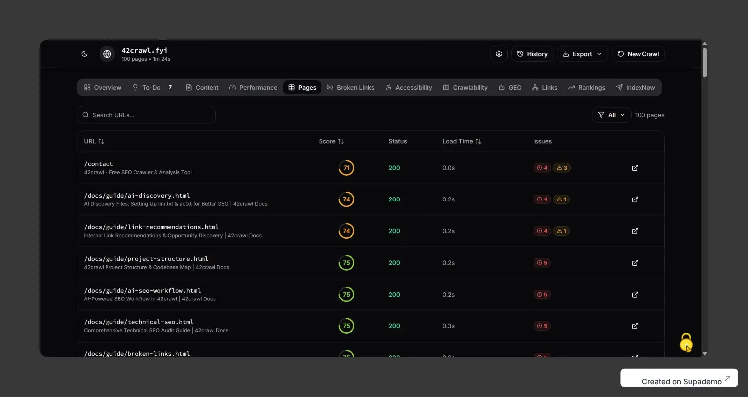 Screenshot 2 of 42crawl