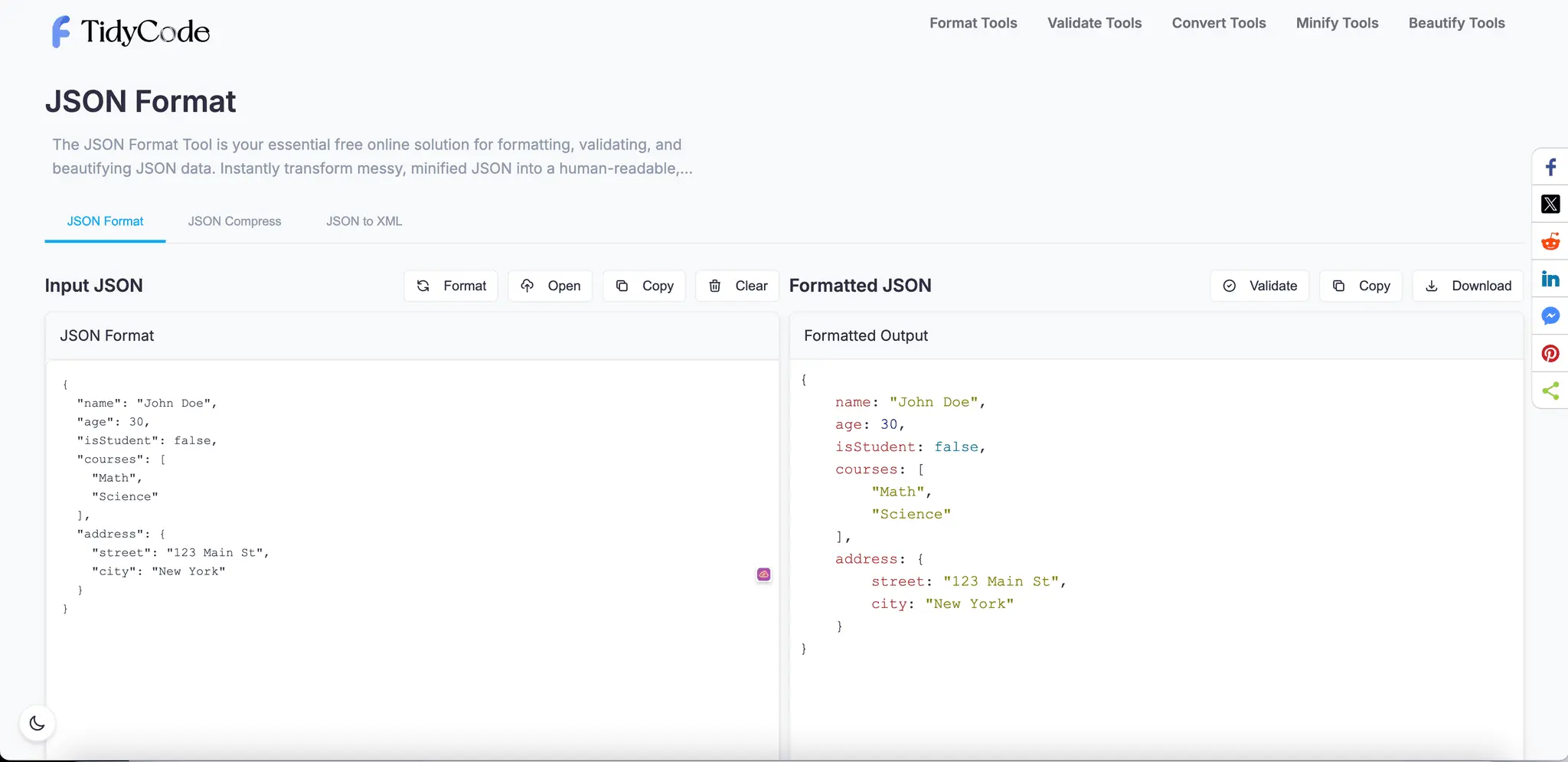 Screenshot 1 of TidyCode