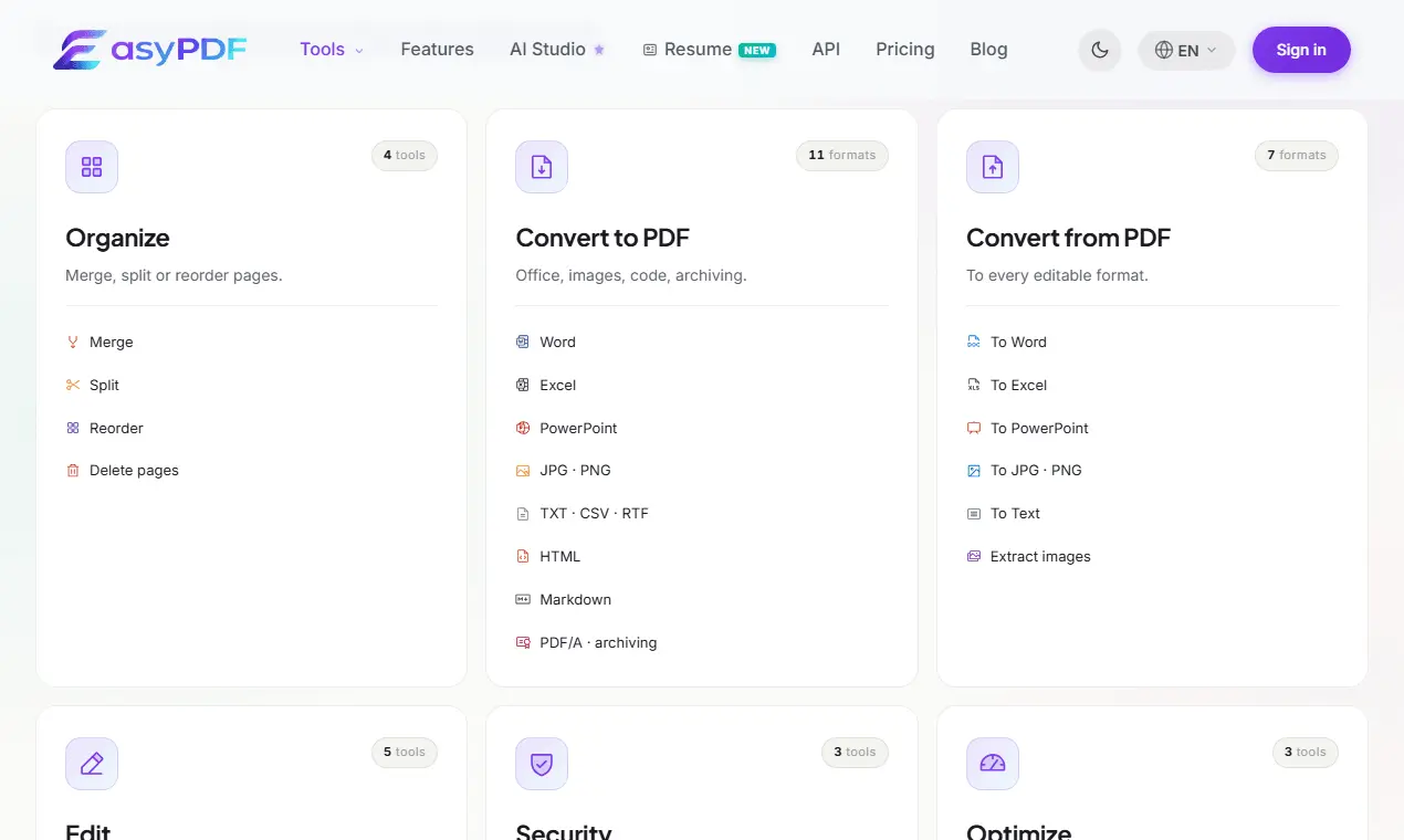 Screenshot 4 of EasyPDF