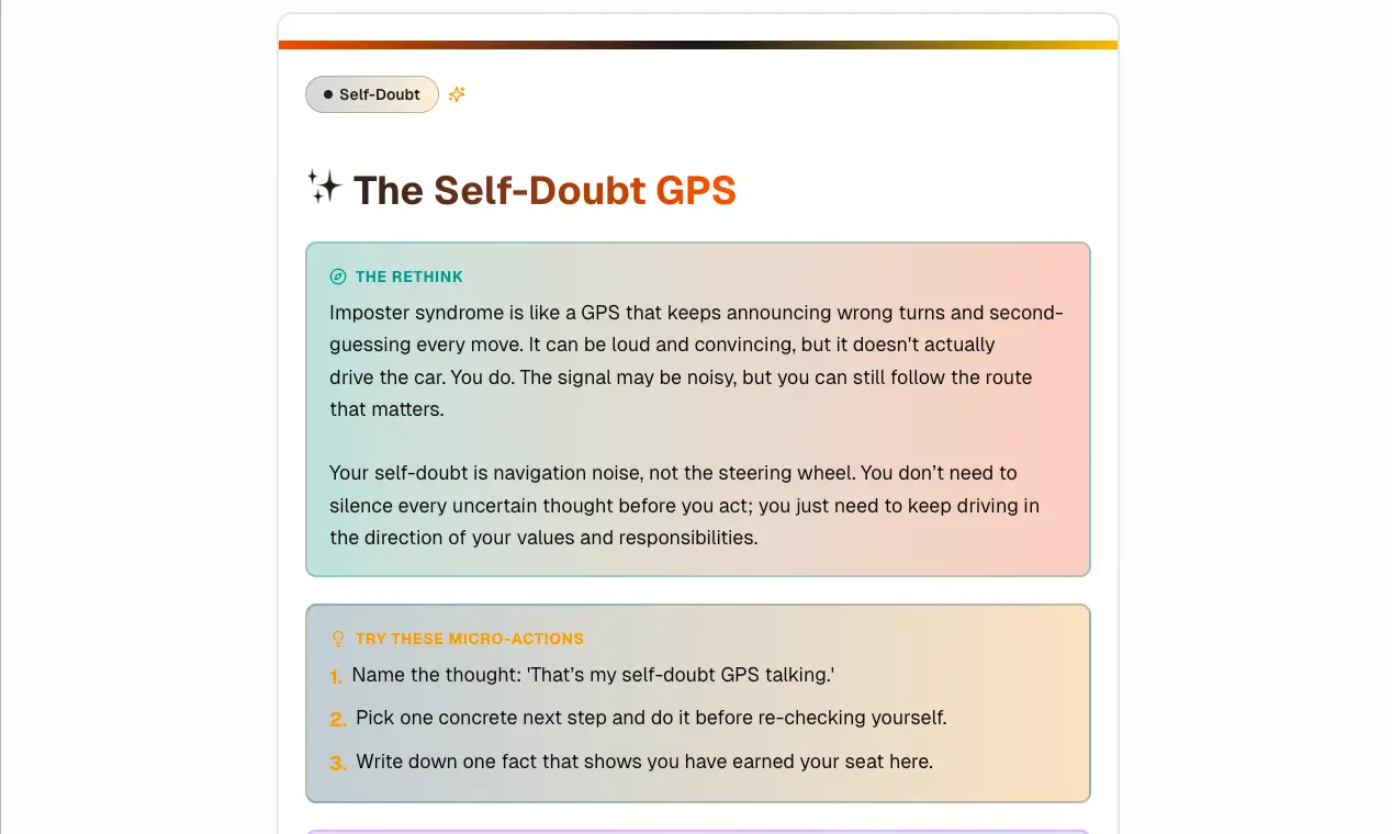 Screenshot 2 of Quick Rethink