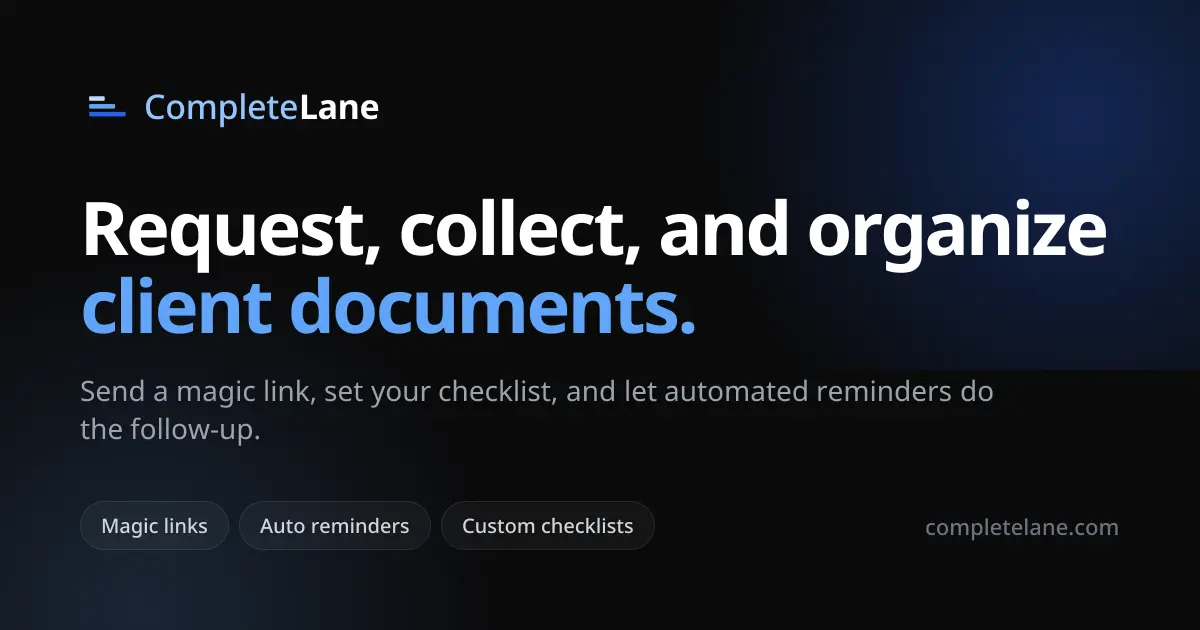 Screenshot 1 of CompleteLane