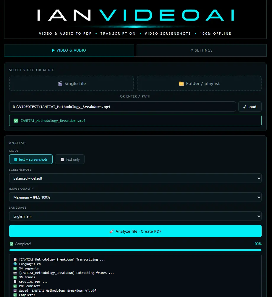 Screenshot 2 of IANVIDEOAI