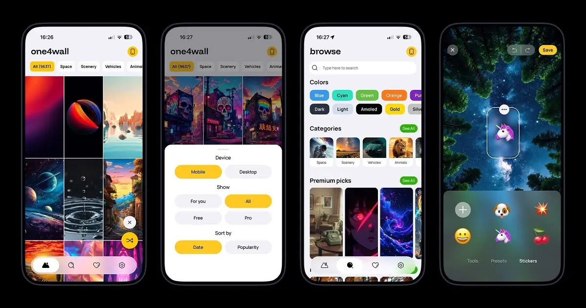 Screenshot 2 of One4Wall