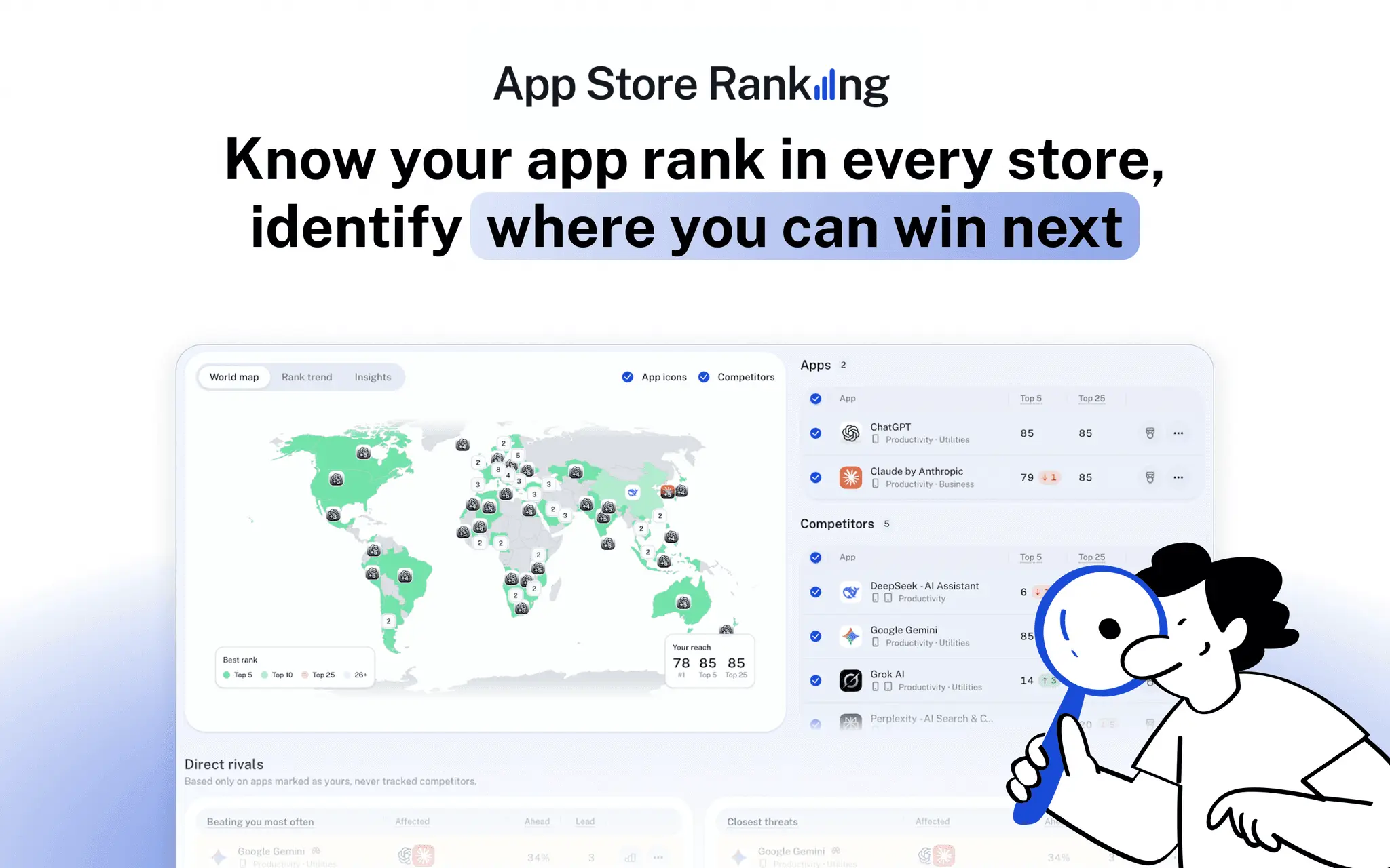Screenshot 1 of My App Store Ranking