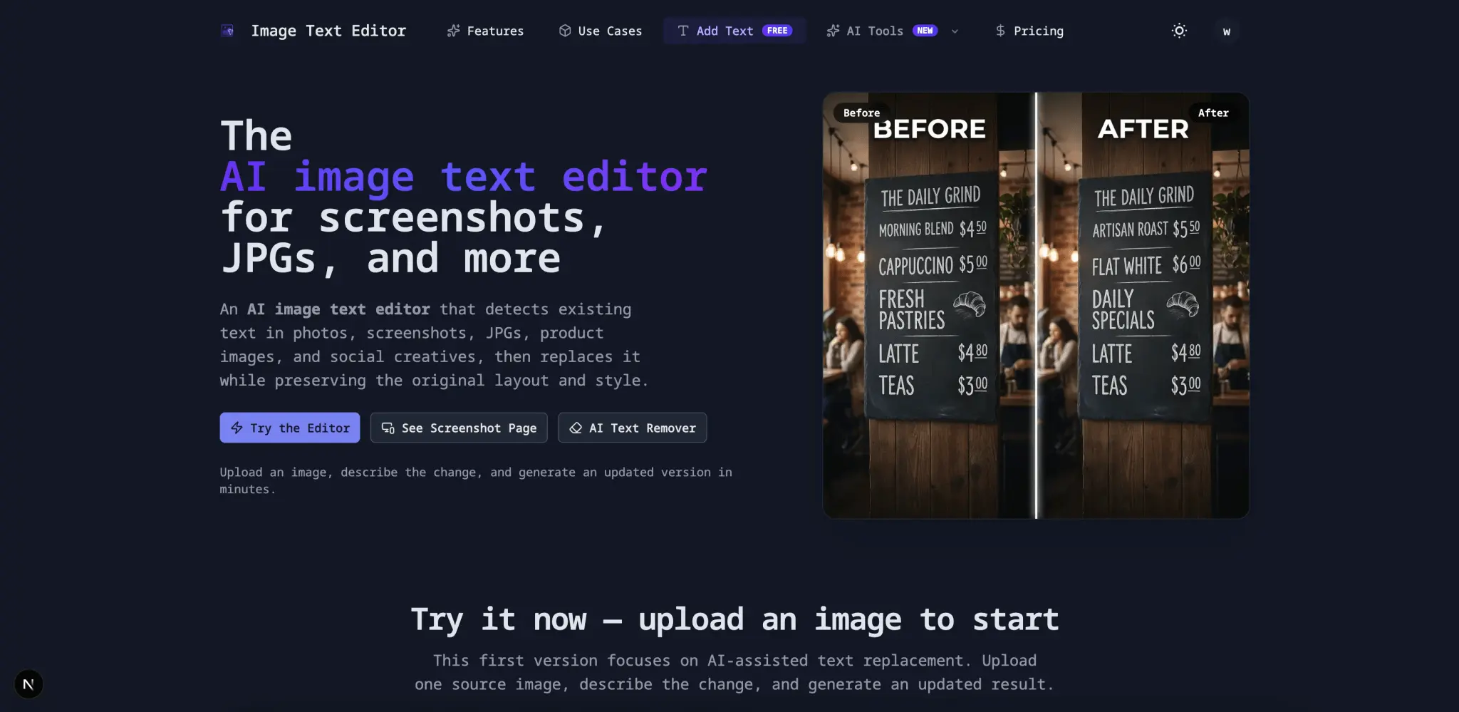 Screenshot 1 of Image & Photo Text Editor