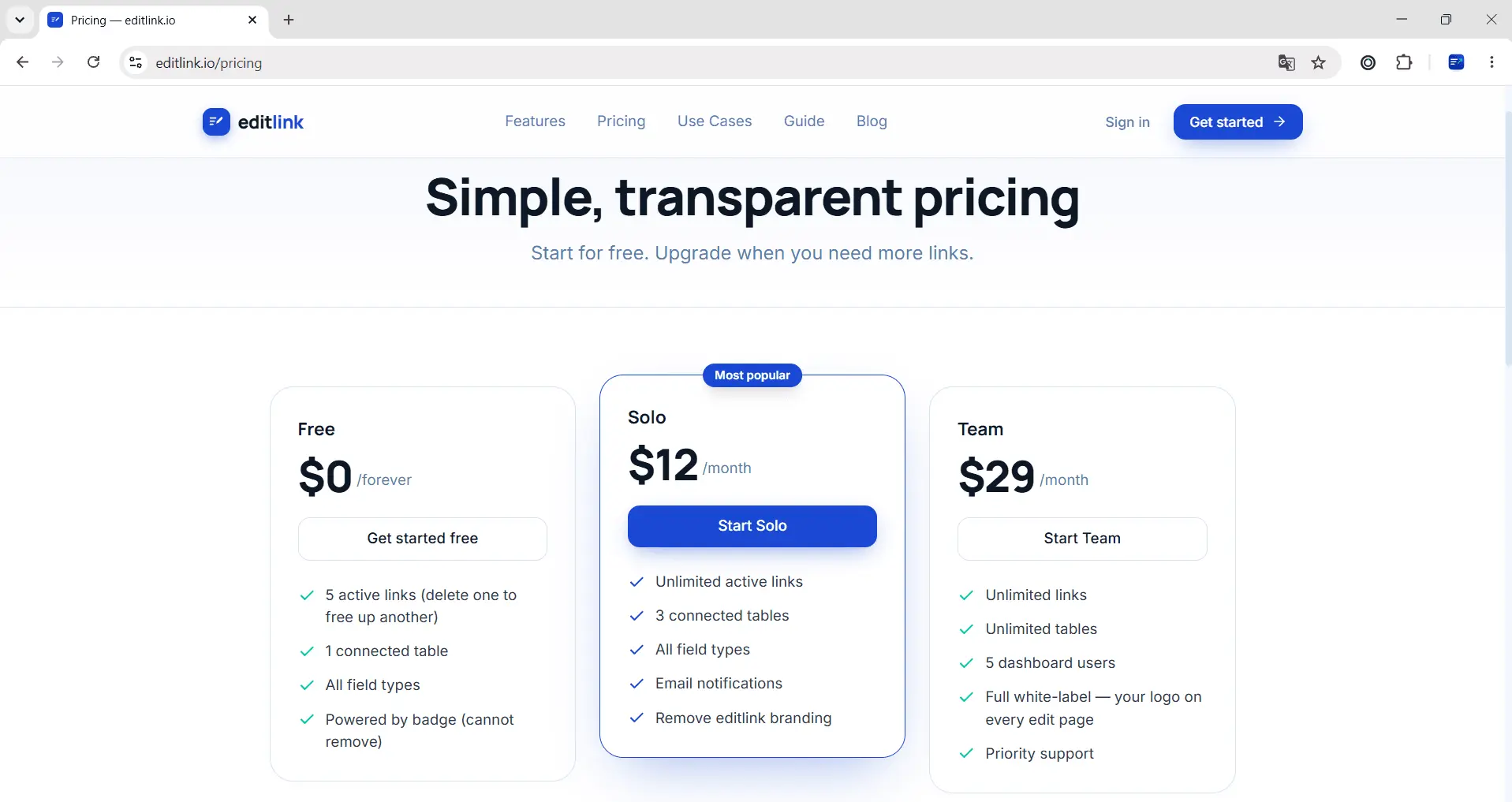 Screenshot 5 of editlink.io