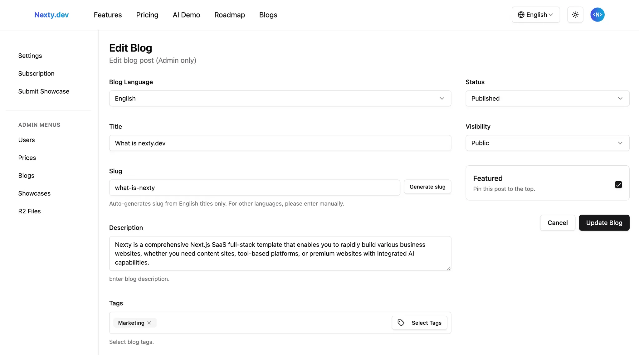 Screenshot 1 of Nexty.dev