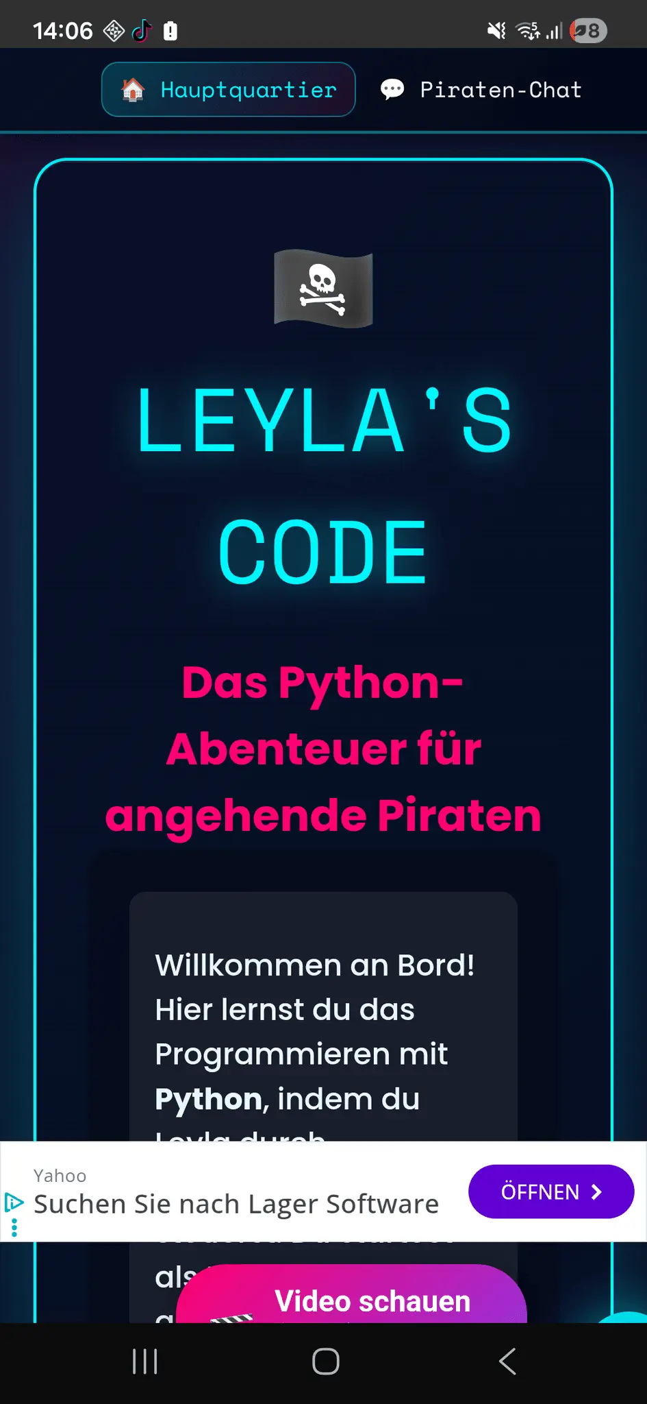 Screenshot 6 of ☠️LEYLA’S CODE - Python Game!