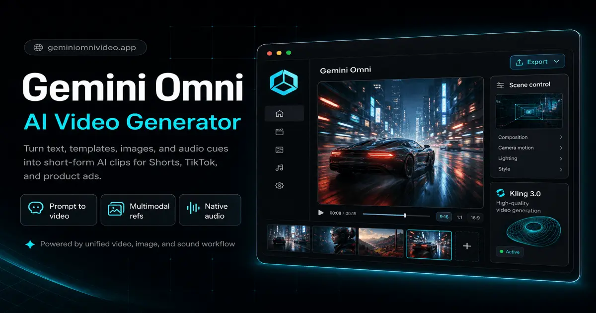 Screenshot 1 of Gemini Omni Video Generator