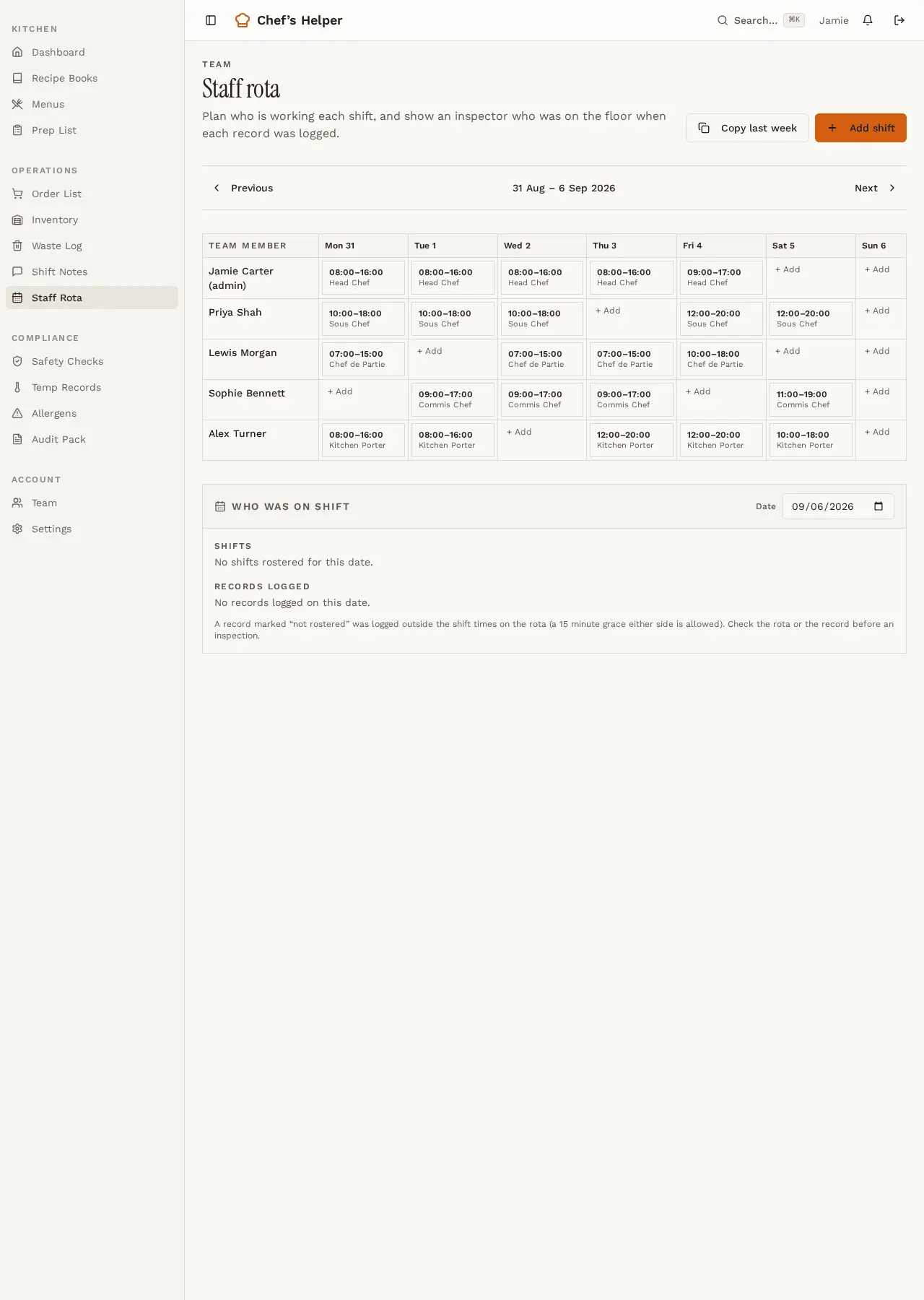 Screenshot 4 of Chef's Helper