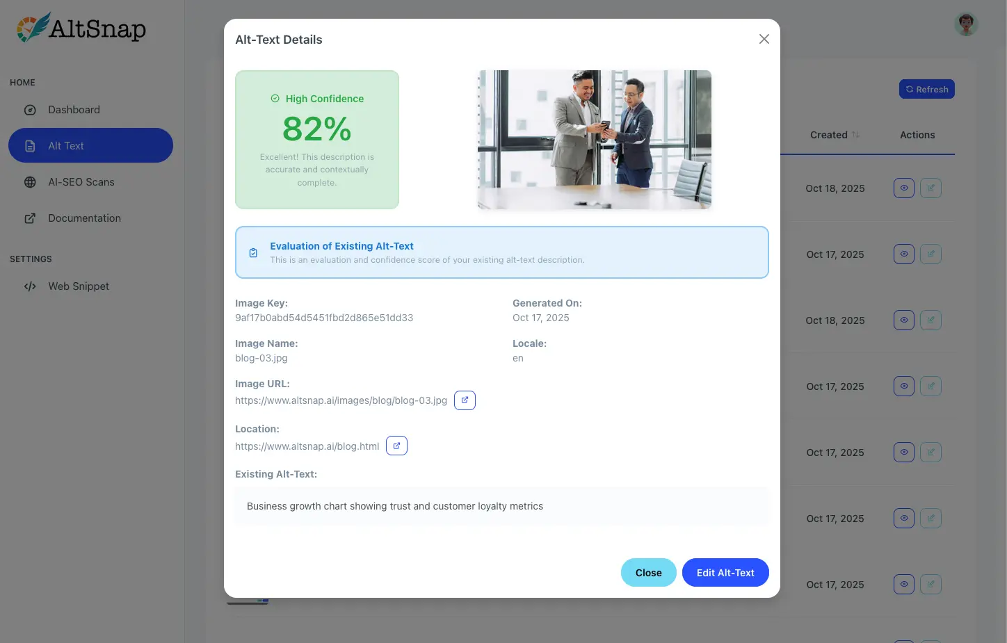 Screenshot 7 of AltSnap.ai