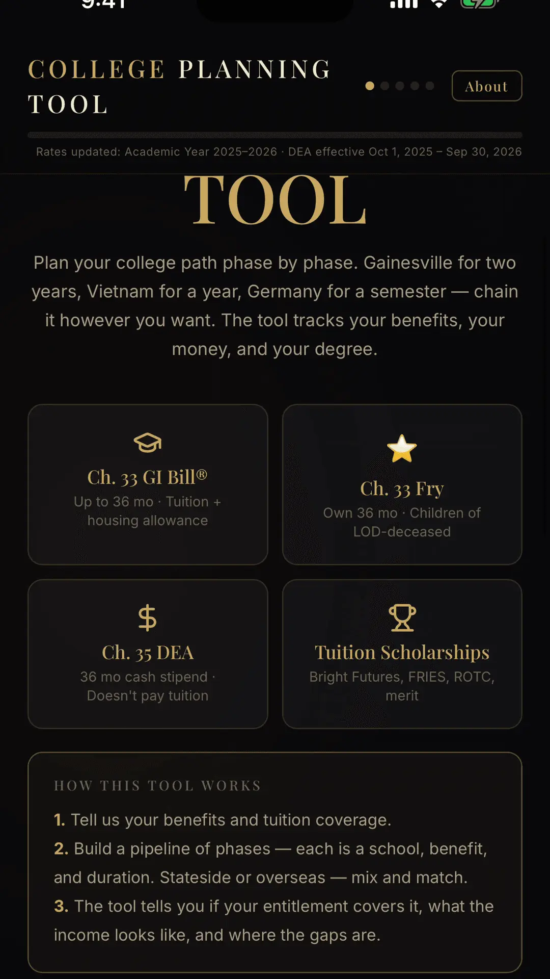 Screenshot 2 of College Tool