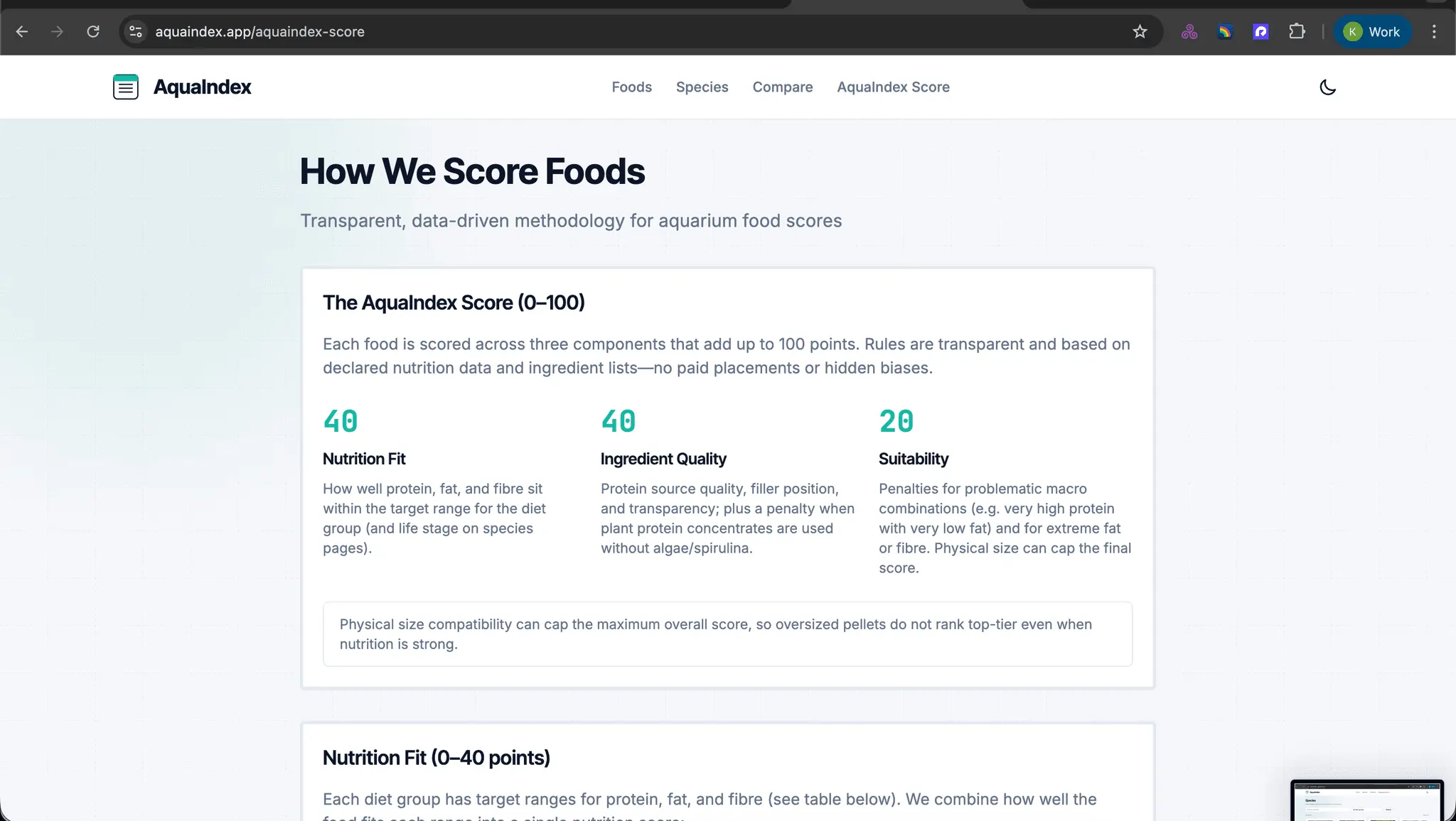 Screenshot 2 of AquaIndex