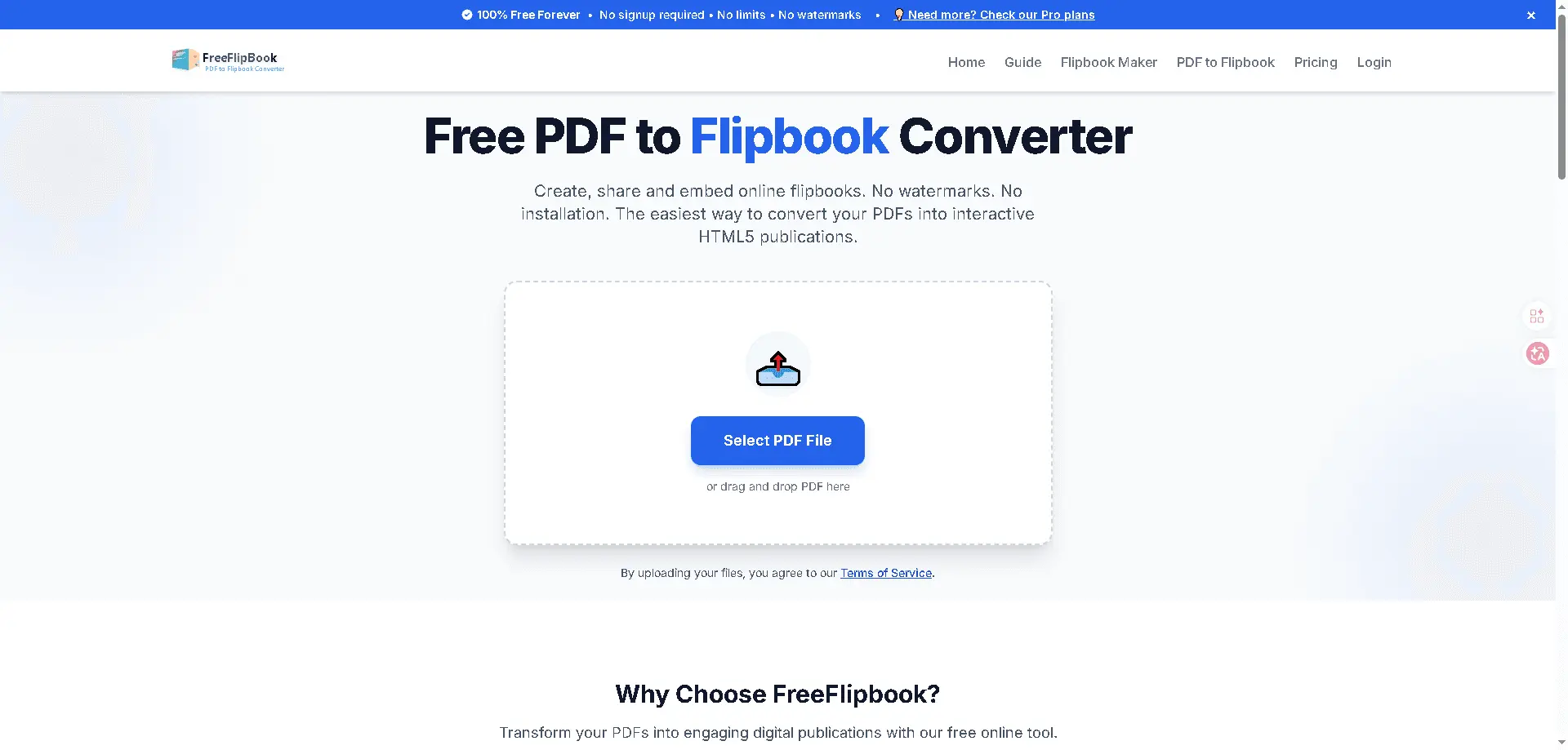 Screenshot 1 of FreeFlipbook